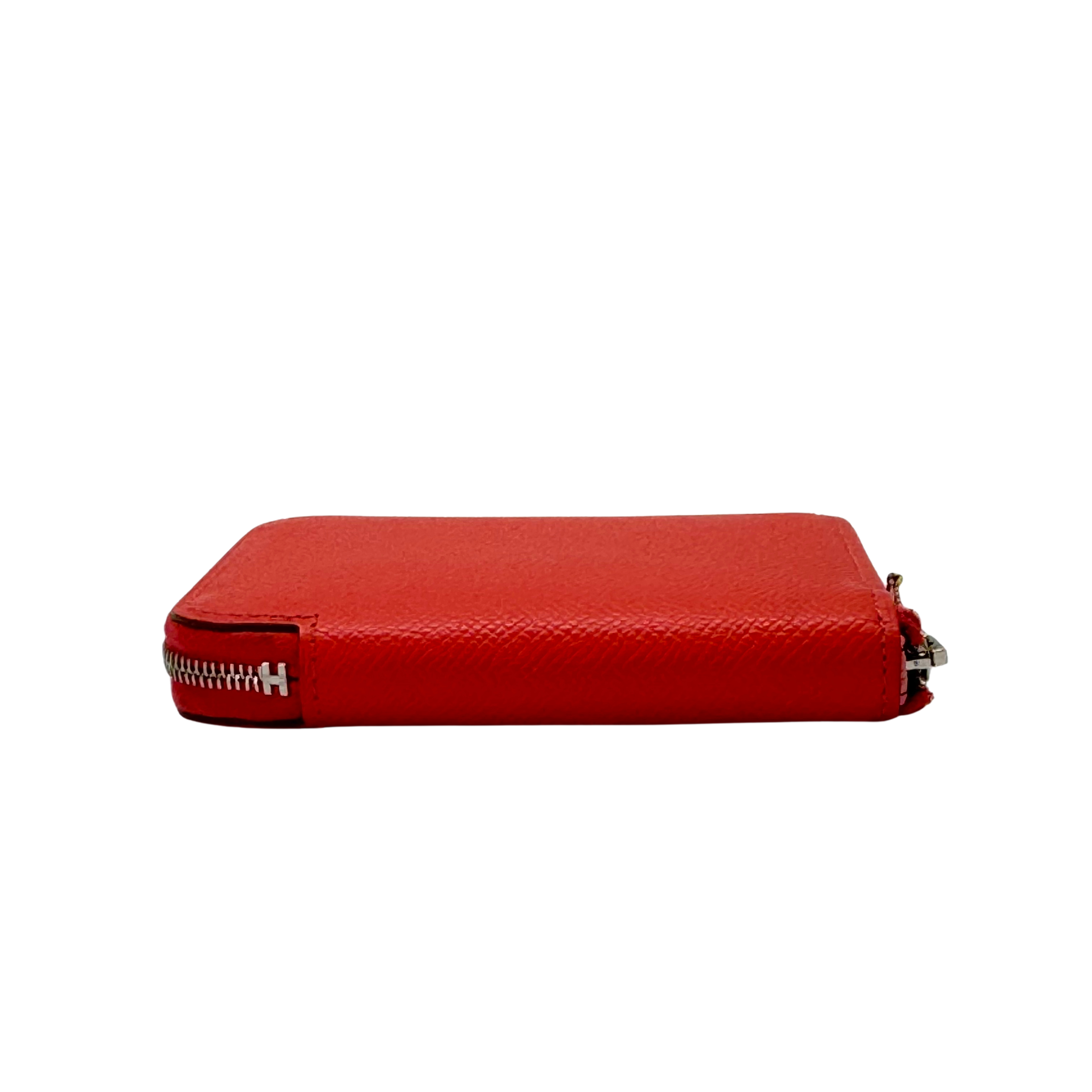Hermés Epsom Silk'in Wallet Leather Red