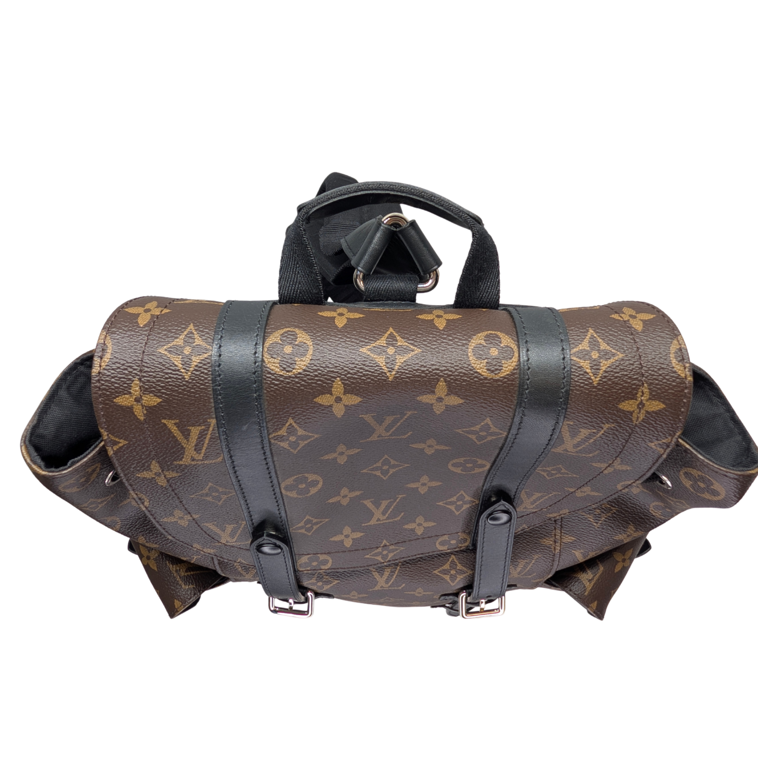 Louis Vuitton Christopher MM Backpack in Monogram Macassar Canvas