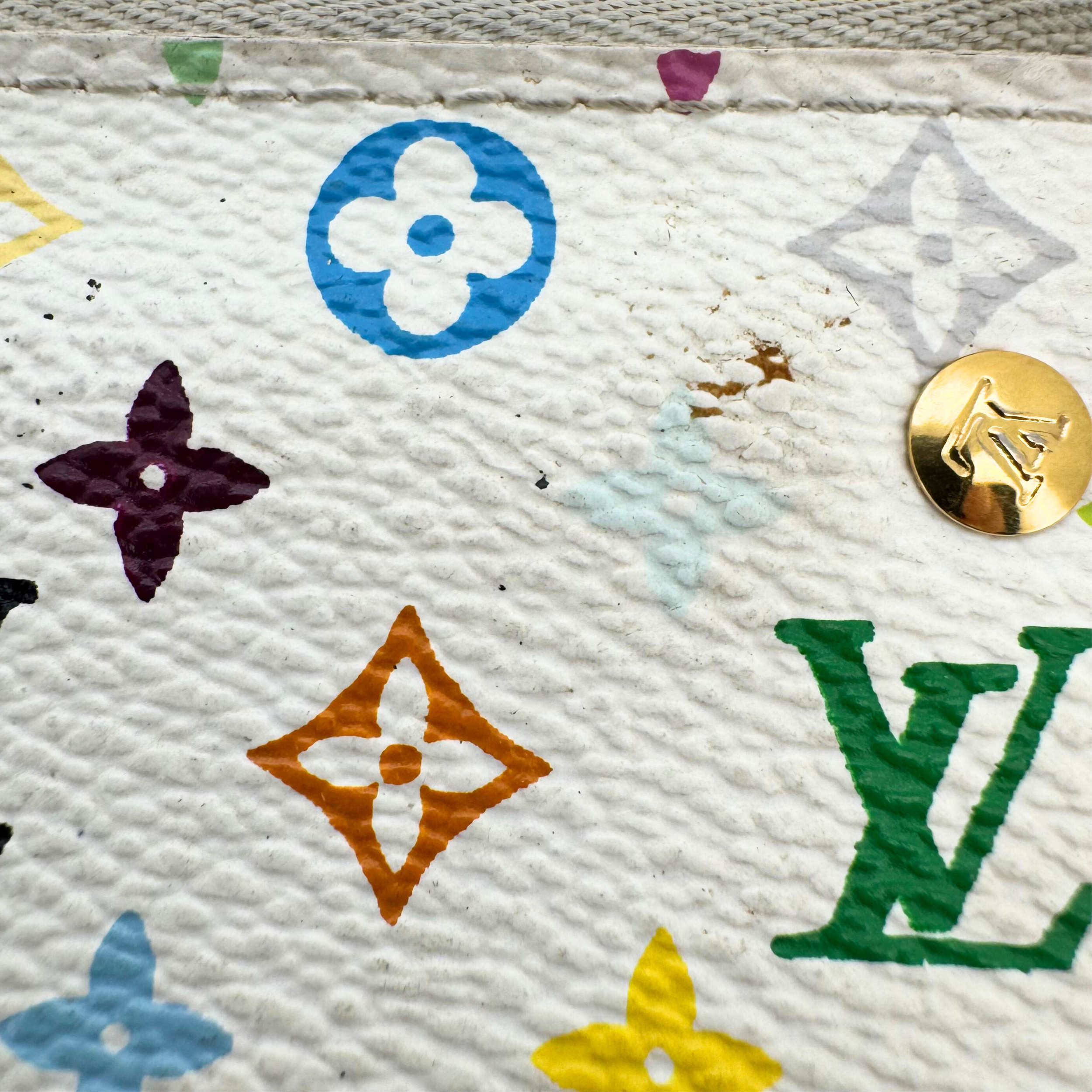 Louis Vuitton Monogram Multicolor Key Pouch wallet