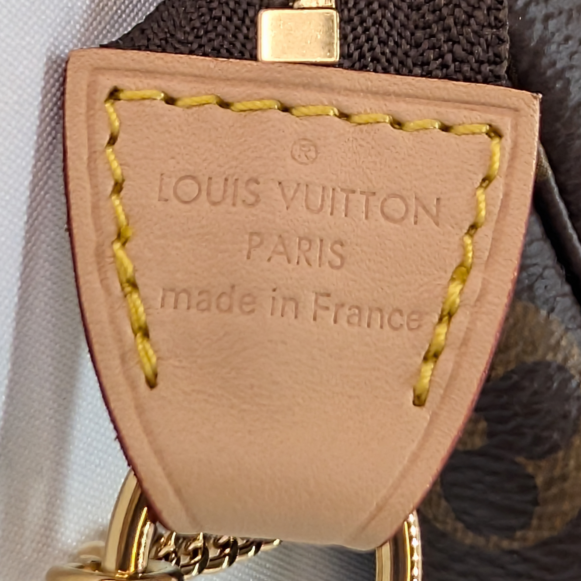 Louis Vuitton Mini Pochette Accessoires Monogram Brown