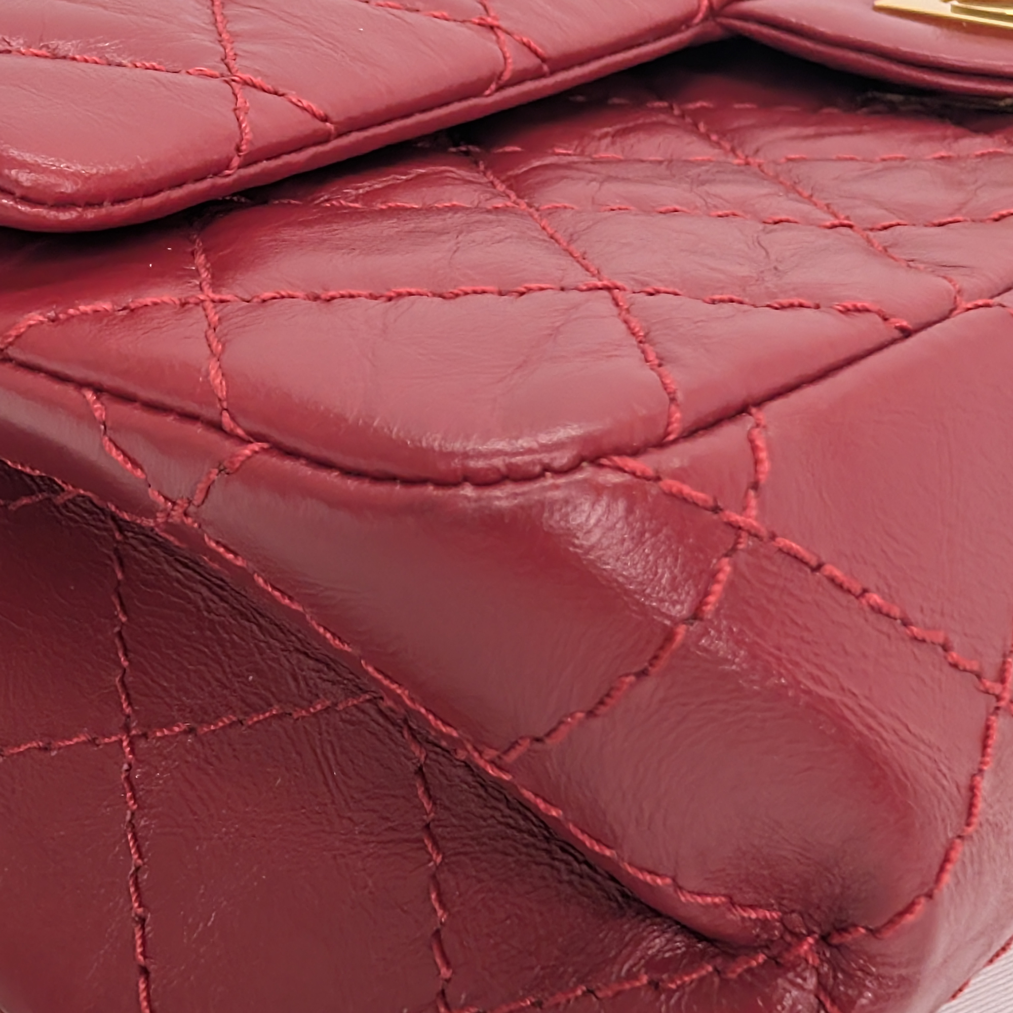 Chanel 2.55 Reissue 28 Series Double Flap Bag Red