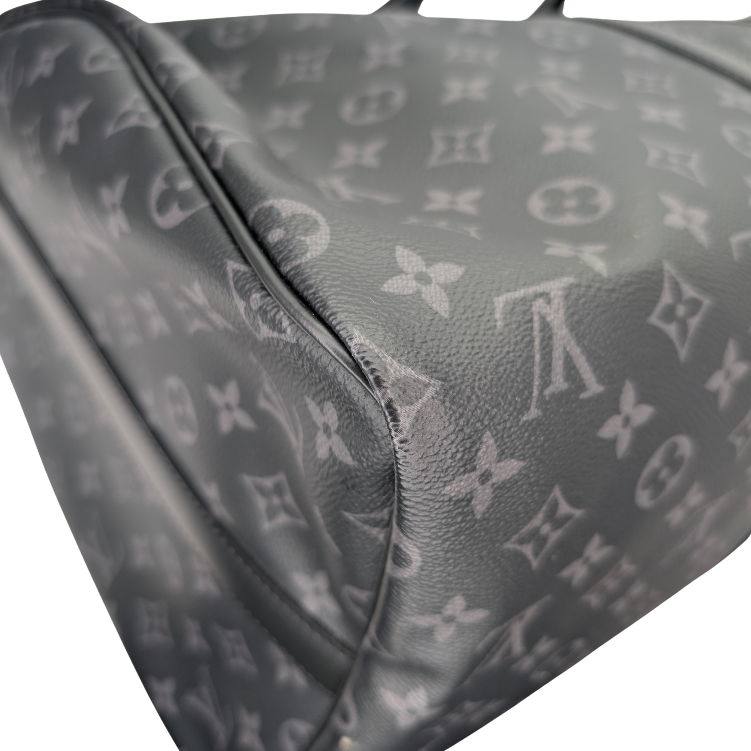 Louis Vuitton Keepall Bandoulière 55 Monogram Eclipse Charcoal Black