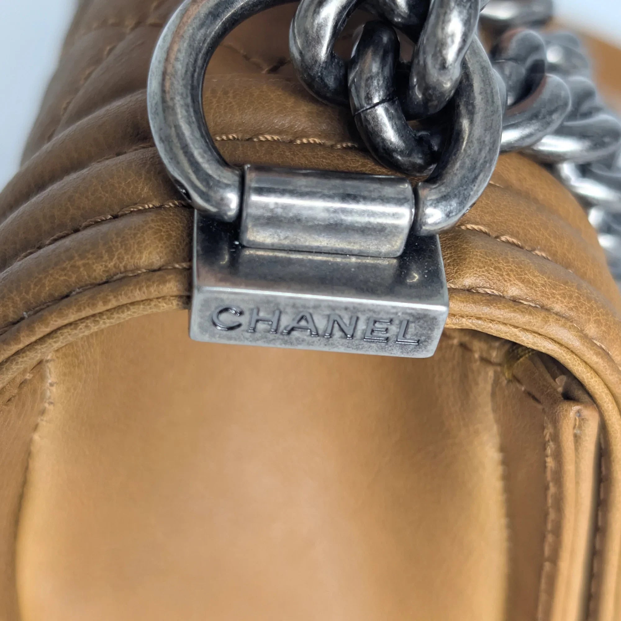 Chanel Paris-Dallas Boy Flap Bag Brown - Lost Designer