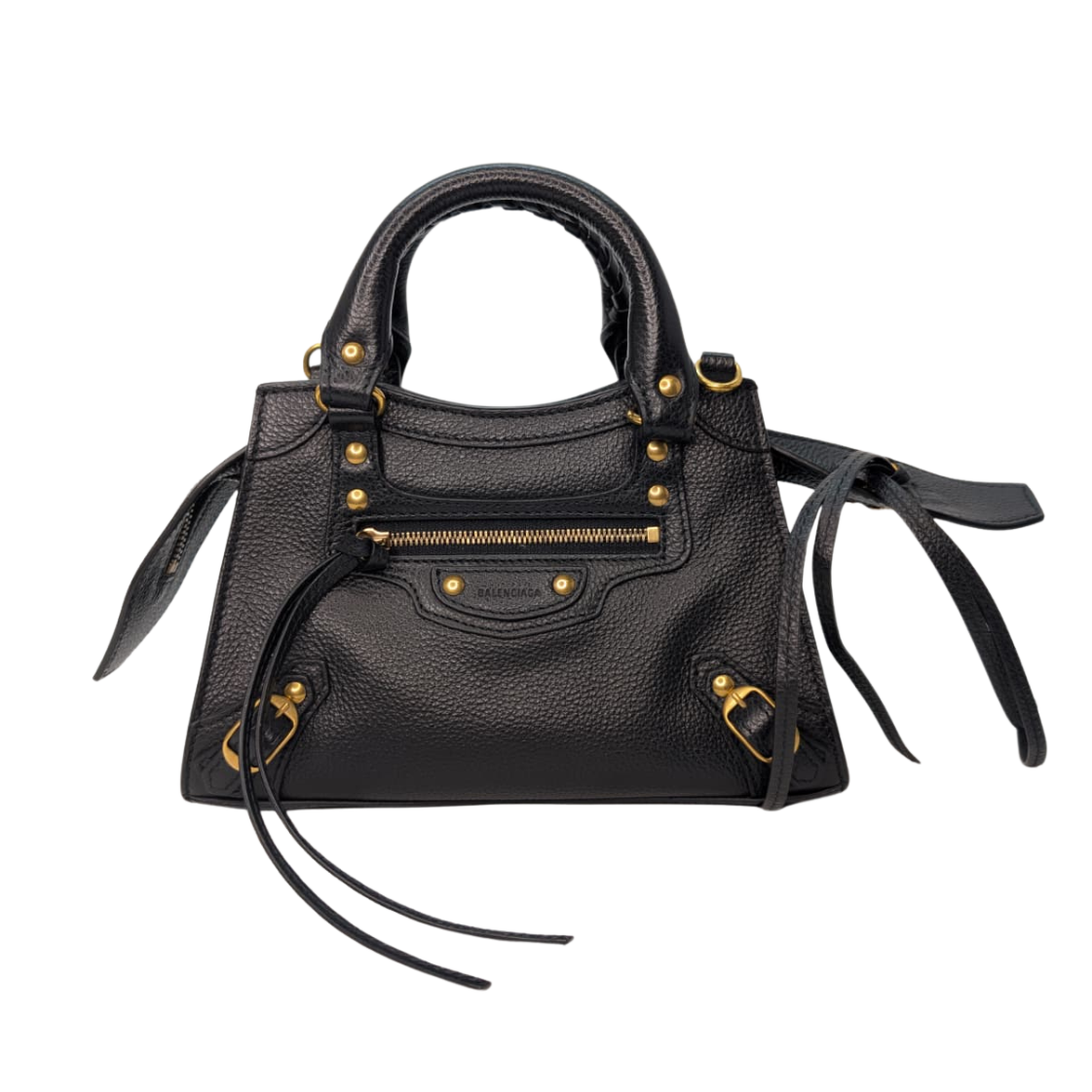Balenciaga  Neo Classic Gold Hardware Mini City Black
