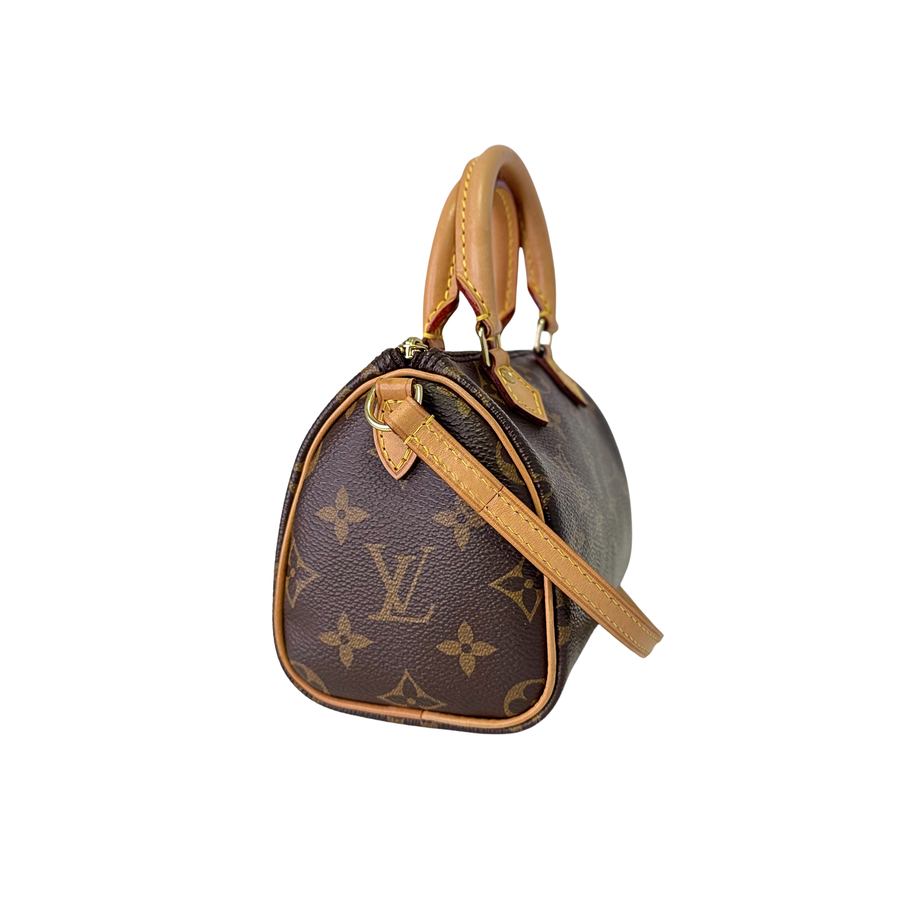 Louis Vuitton Nano Speedy Handbag Monogram Canvas