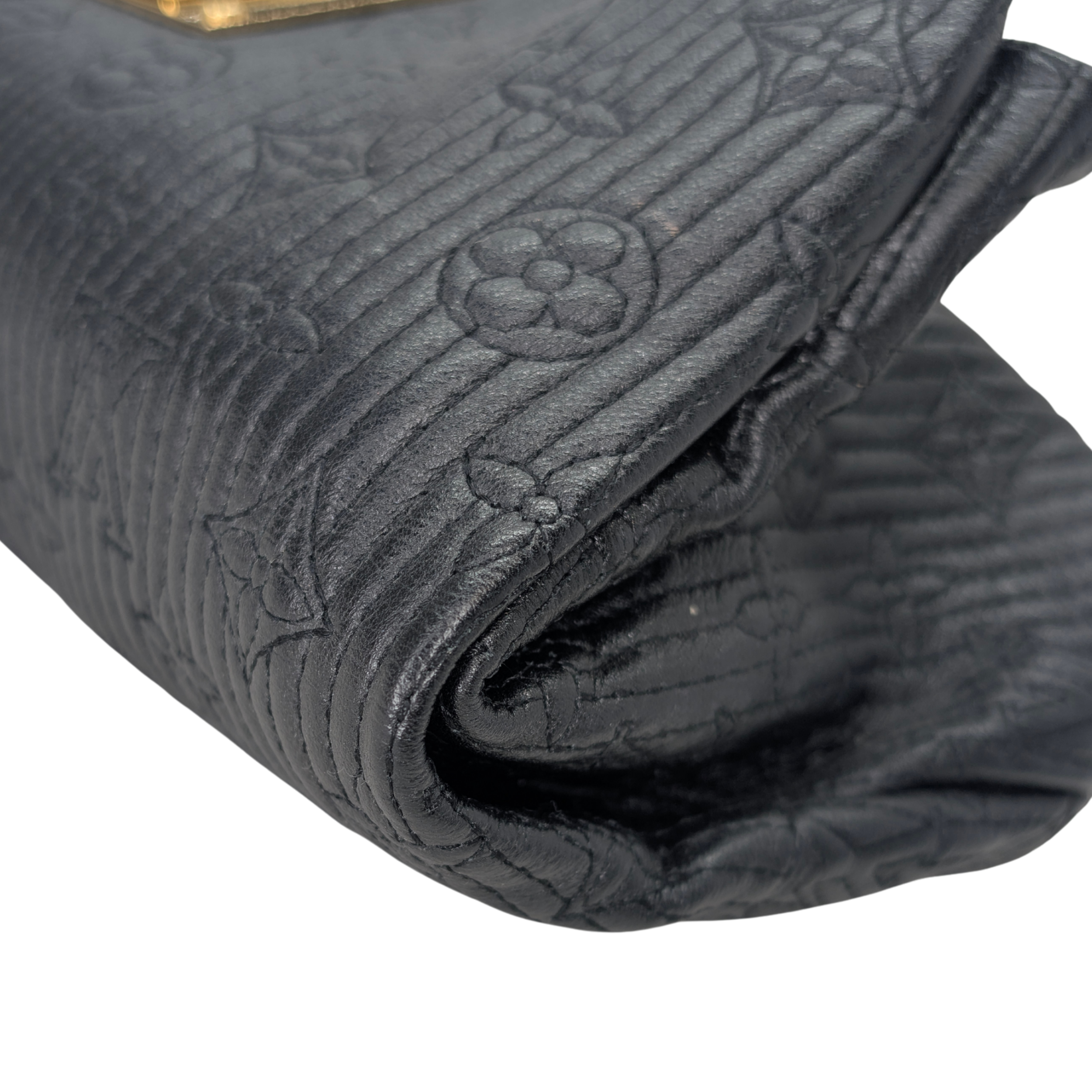 Louis Vuitton Altair Clutch Monogram Motard Black