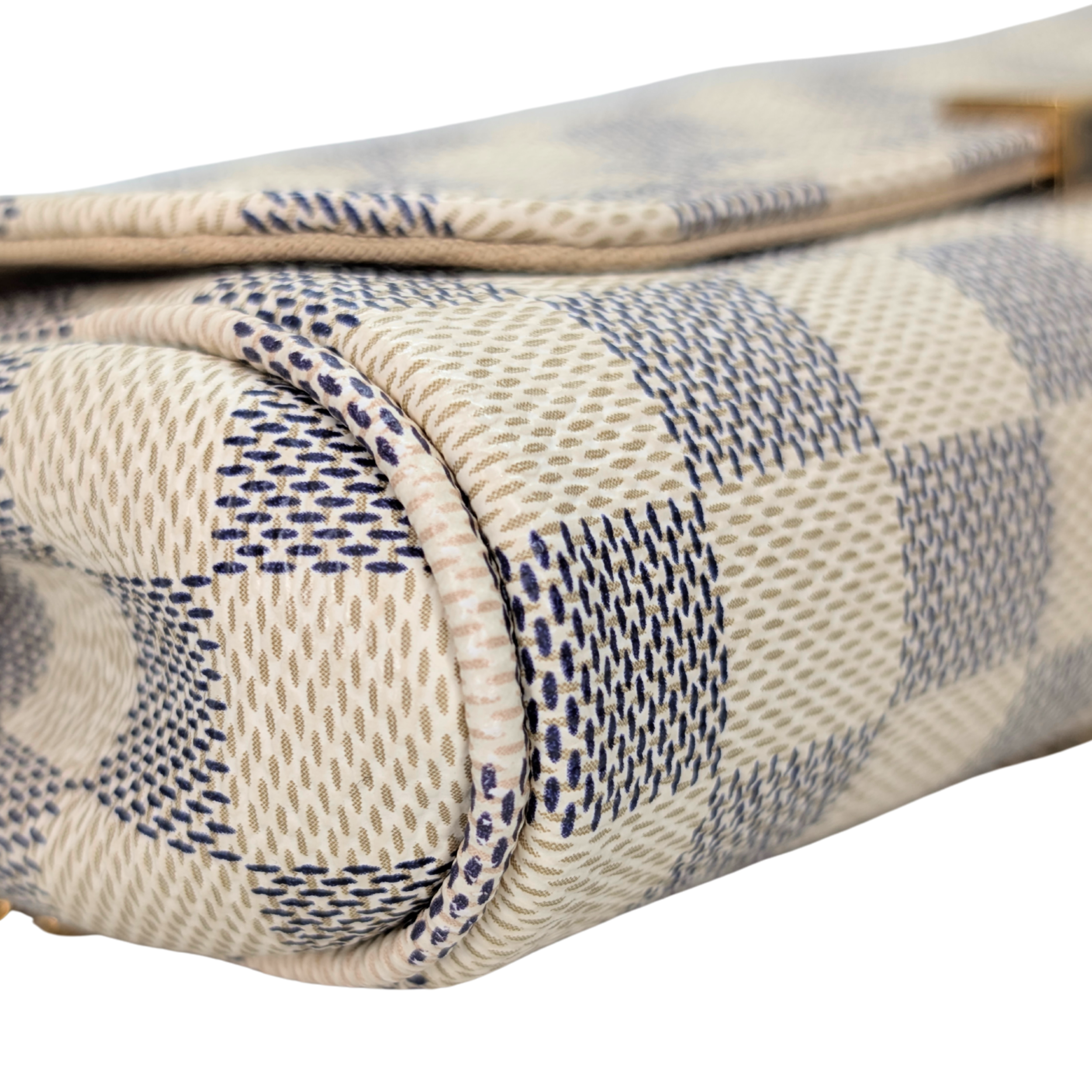 Louis Vuitton Favorite Damier Azur Bag