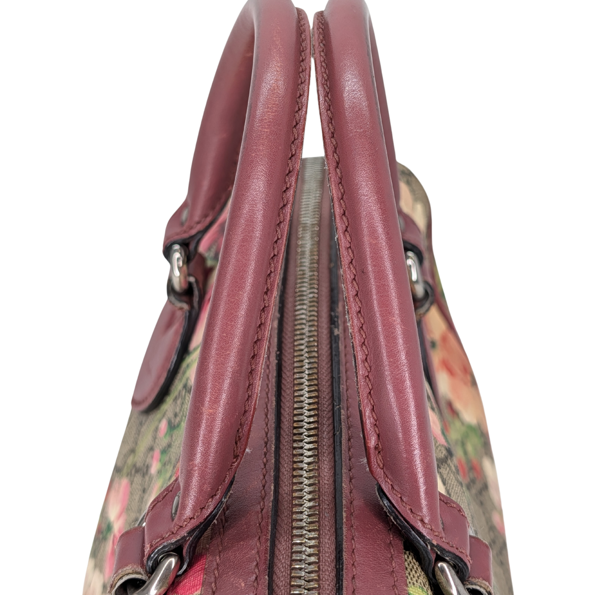Gucci GG Supreme Blooms Boston Bag