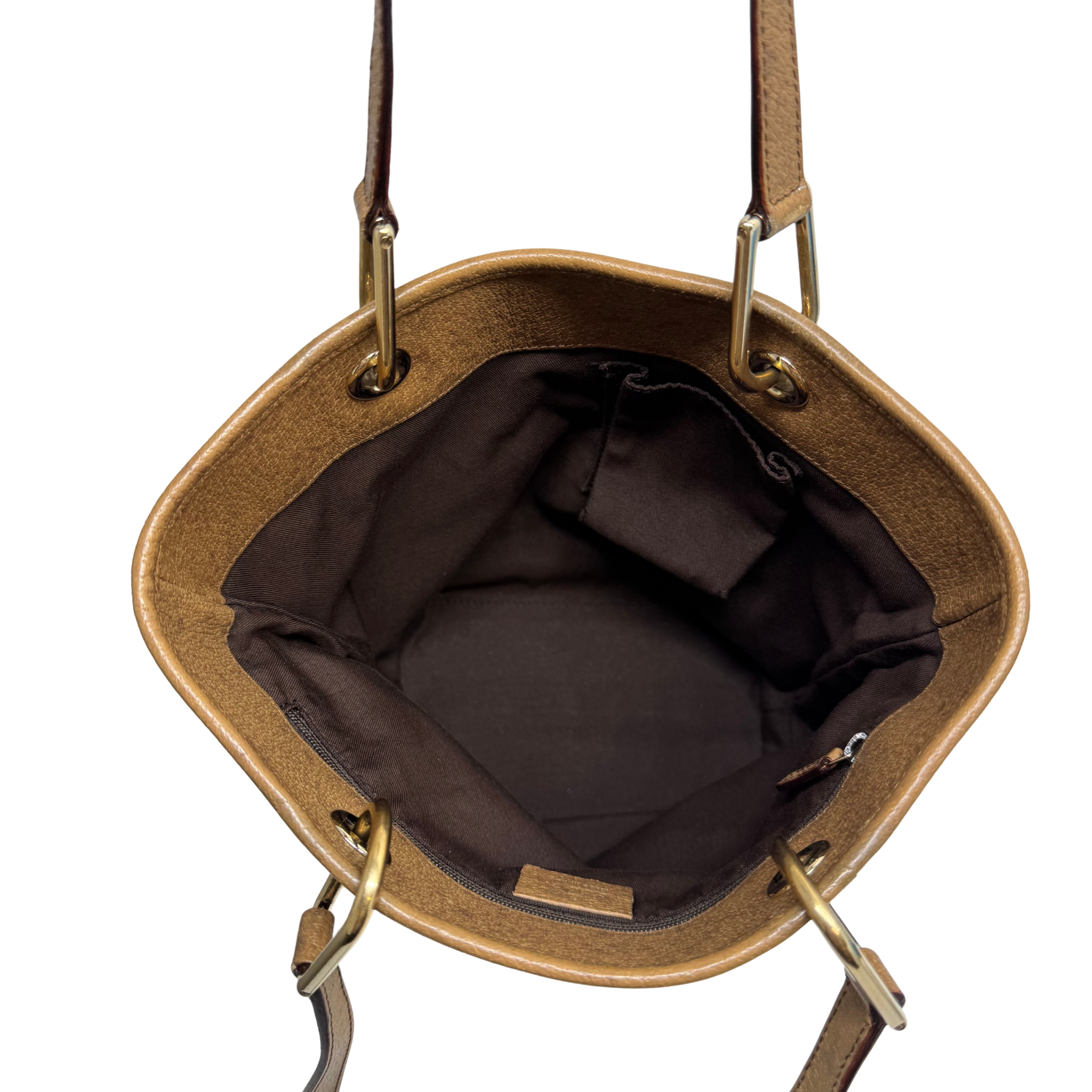 Gucci GG Canvas Tote Bag Brown