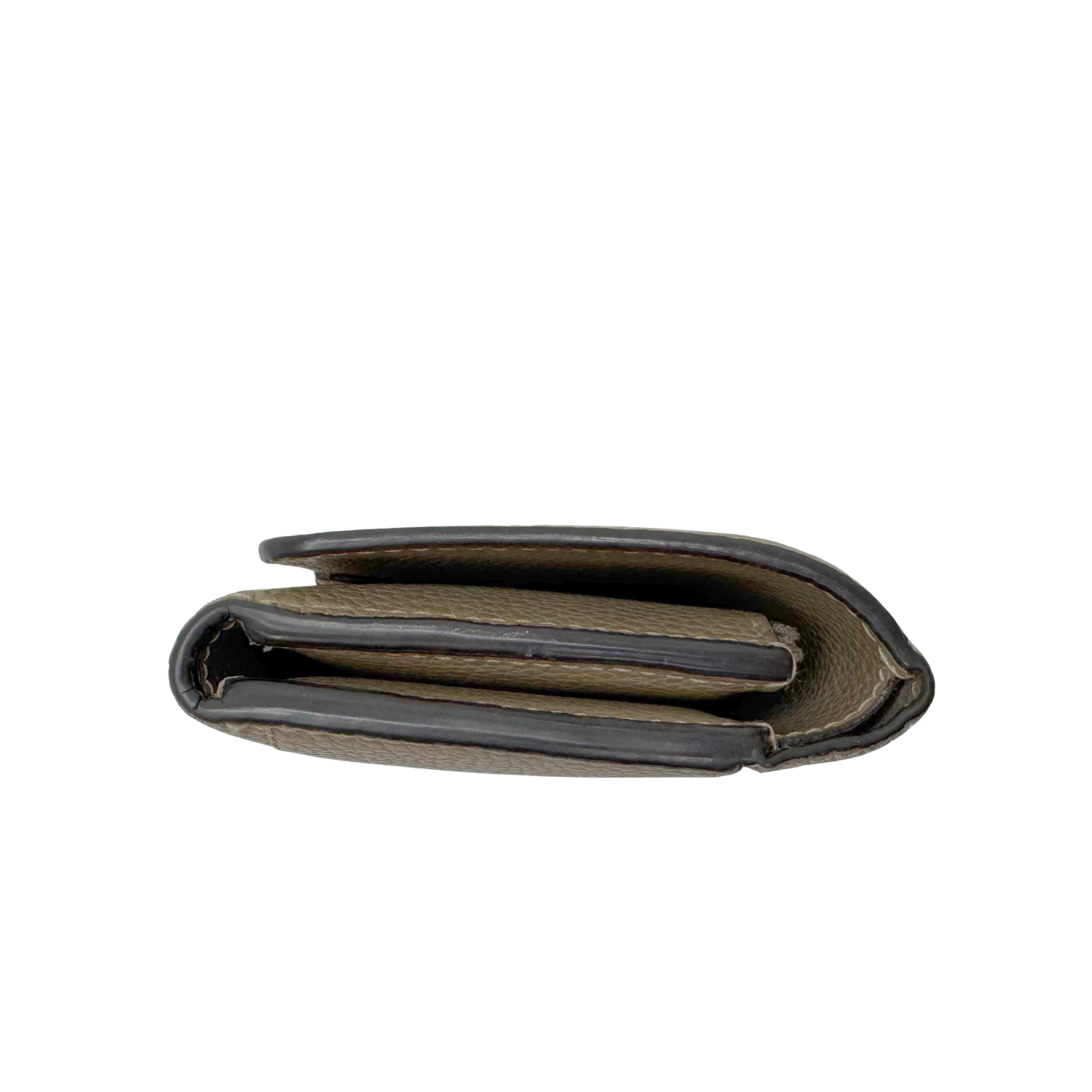 Chloe Calfskin Small Darryl Trifold Wallet Motty Grey
