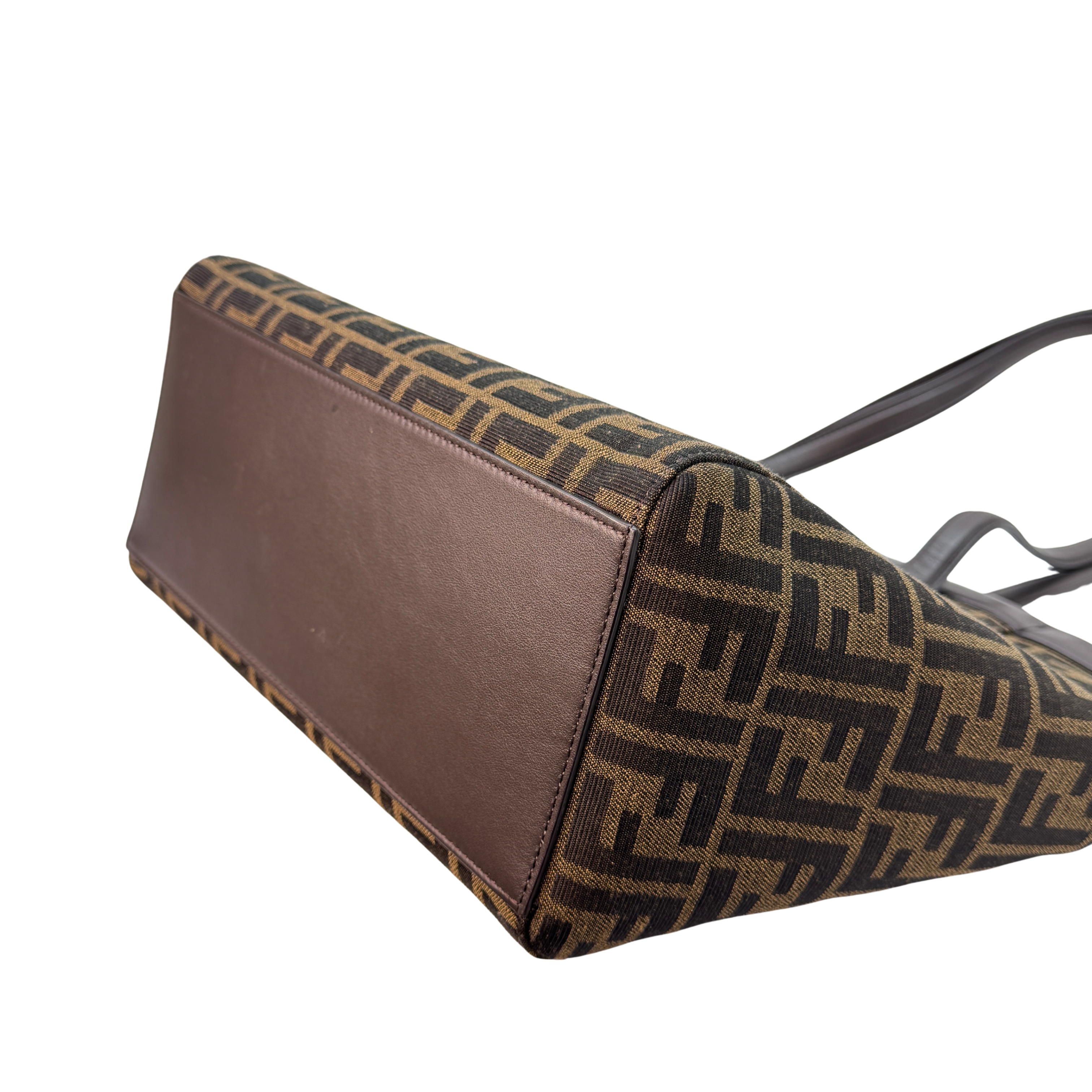 Fendi Origami Medium Fabric Tote Bag Brown