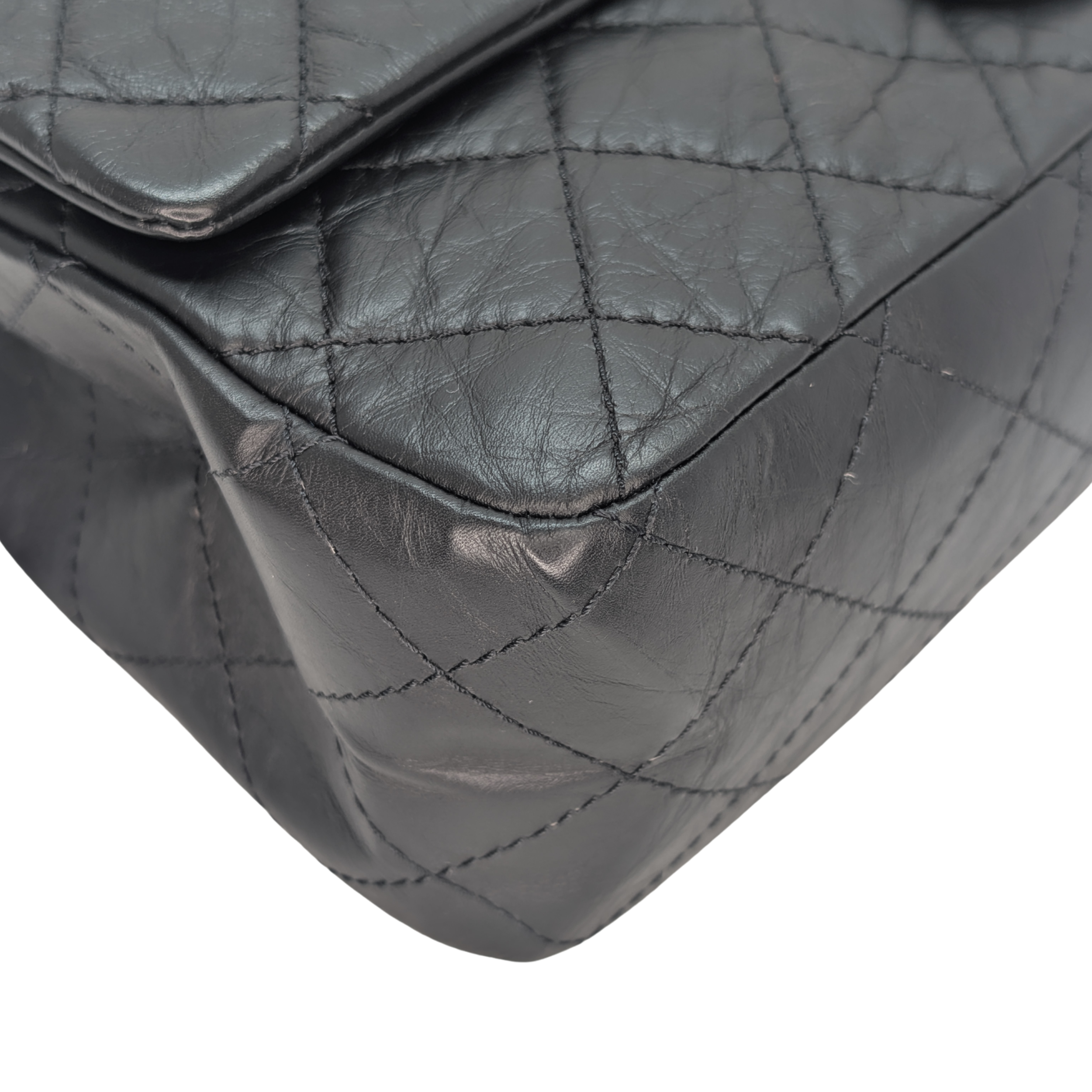 Chanel Chanel 2.55 Reissue 227 Flap Bag 22 Series Black