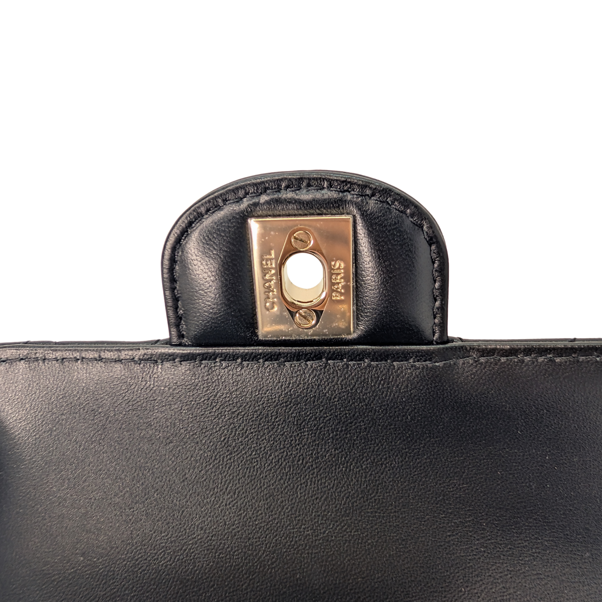 Chanel Quilted CC In Love Heart Bag Black