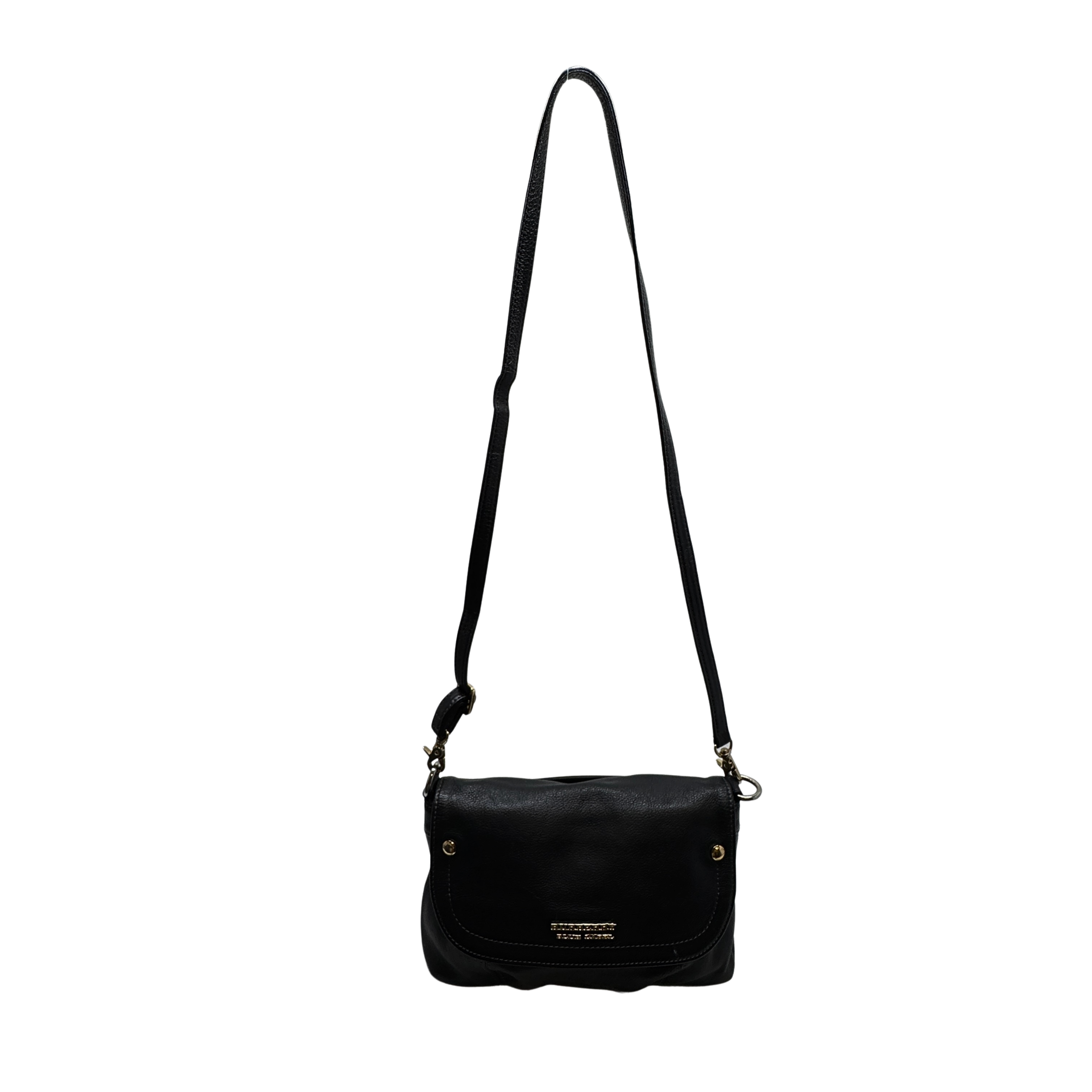 Burberry Blue Label Crossbody Bag Leather Black