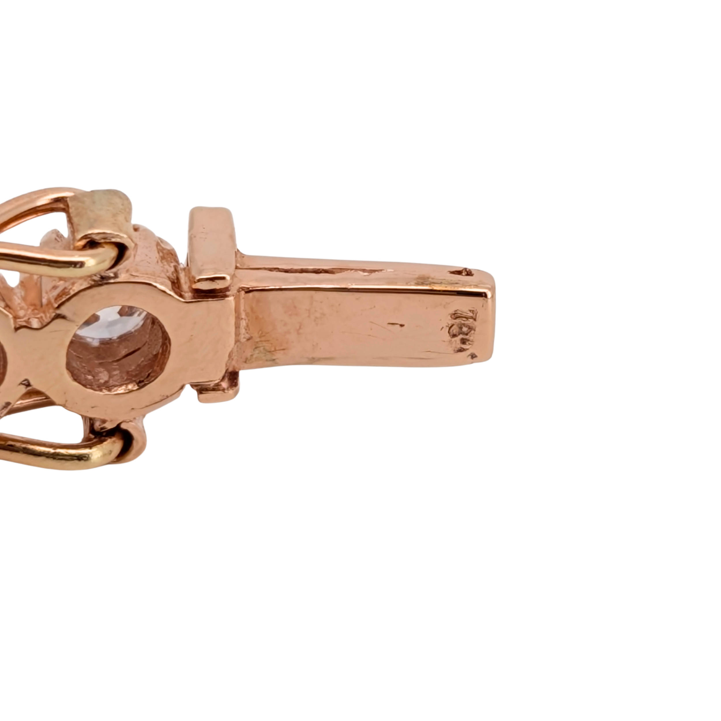 3.00Ct Natural Diamond Full Eternity Bangle In 18K Rose Gold