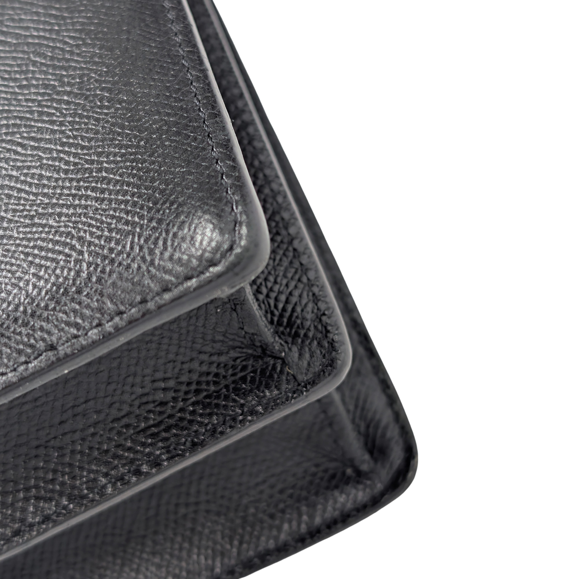 Bvlgari Leather Shoulder Bag Black