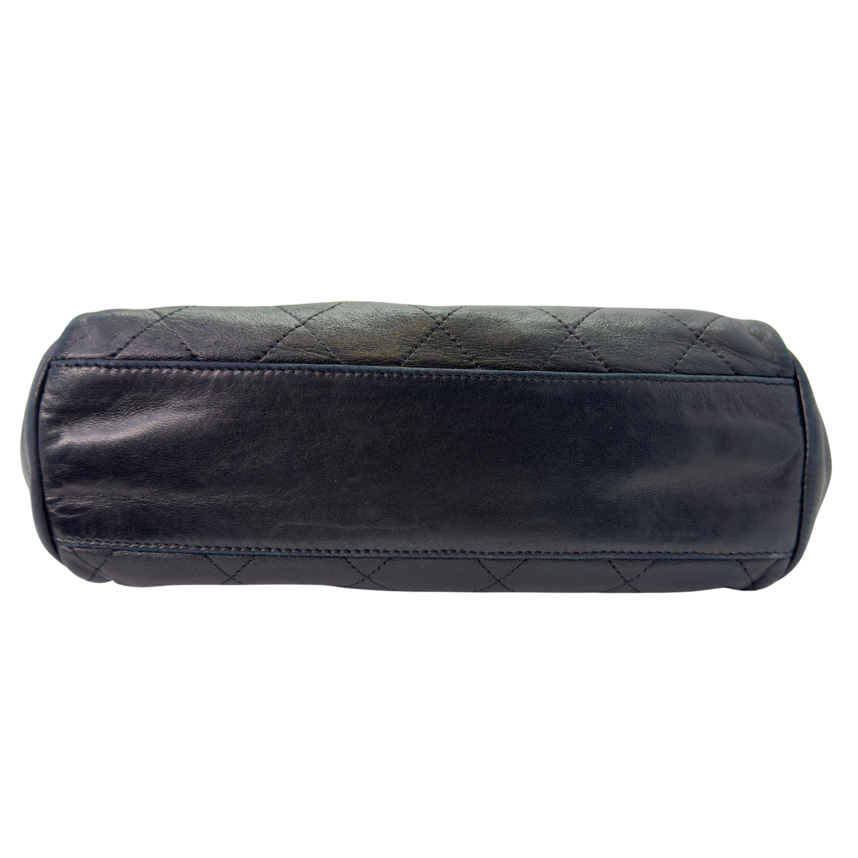 Chanel Cigarette Pouch Leather Black
