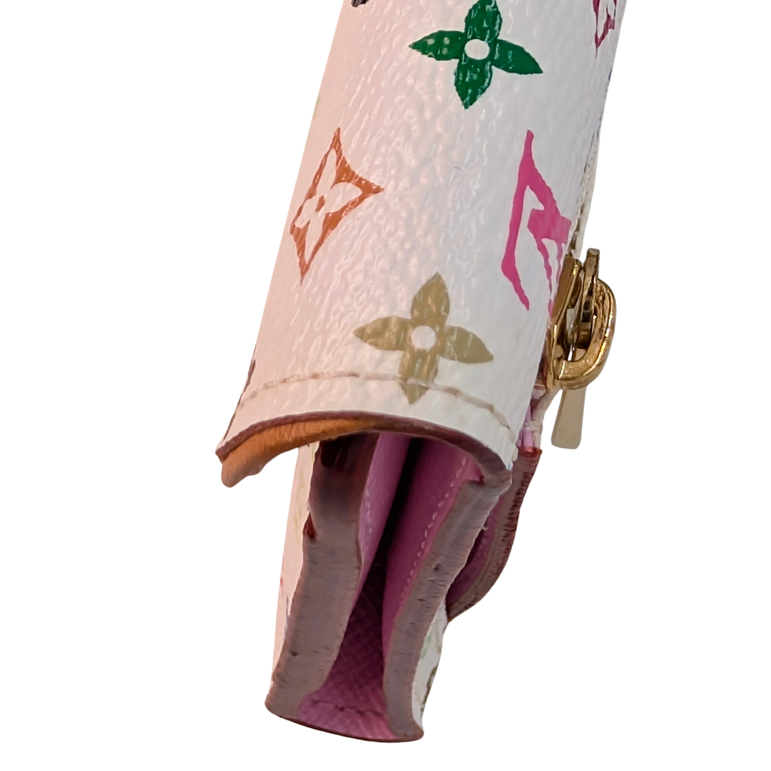 Louis Vuitton White Multicolor Monogram Canvas Eugenie Wallet