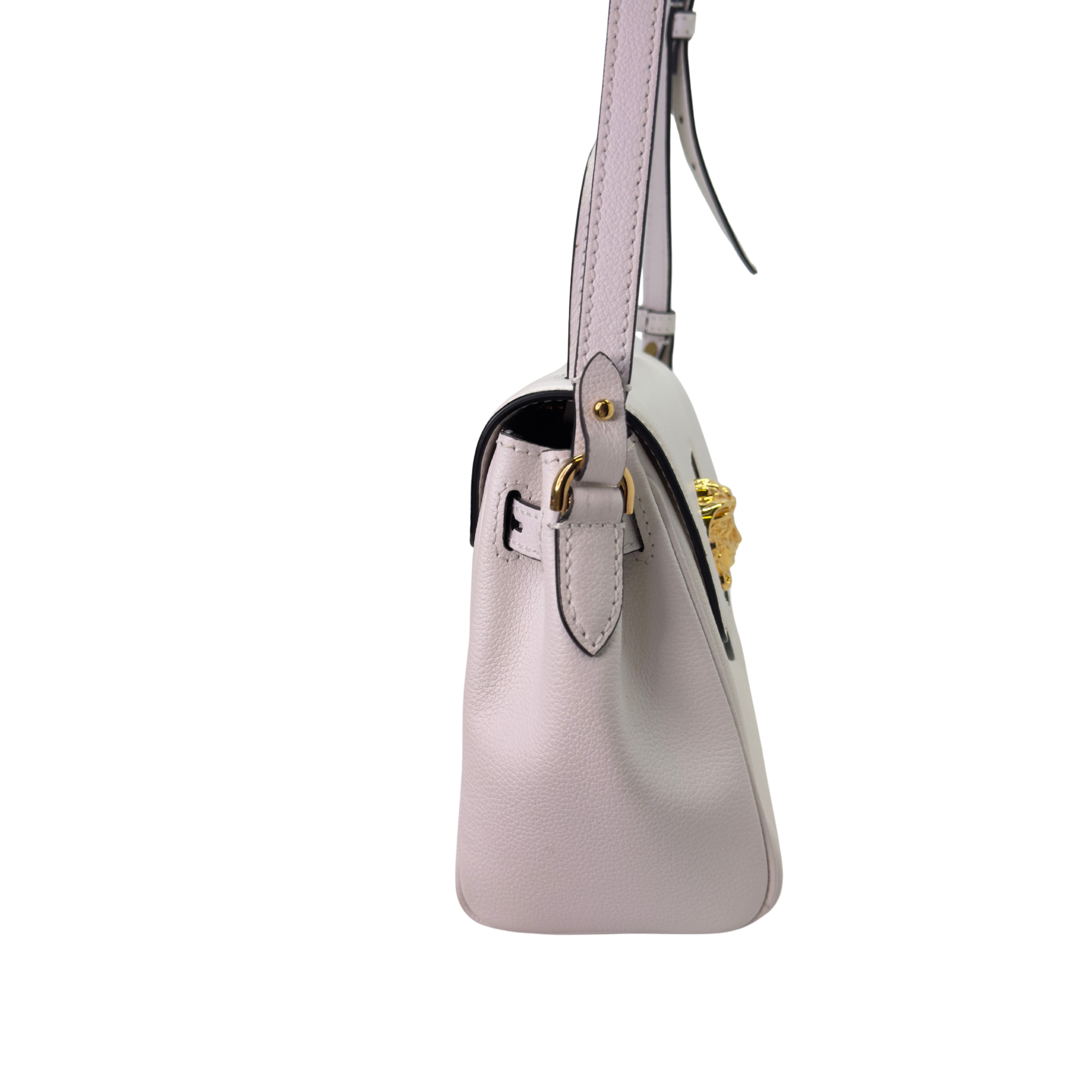 Versace La Medusa Small Crossbody Bag White