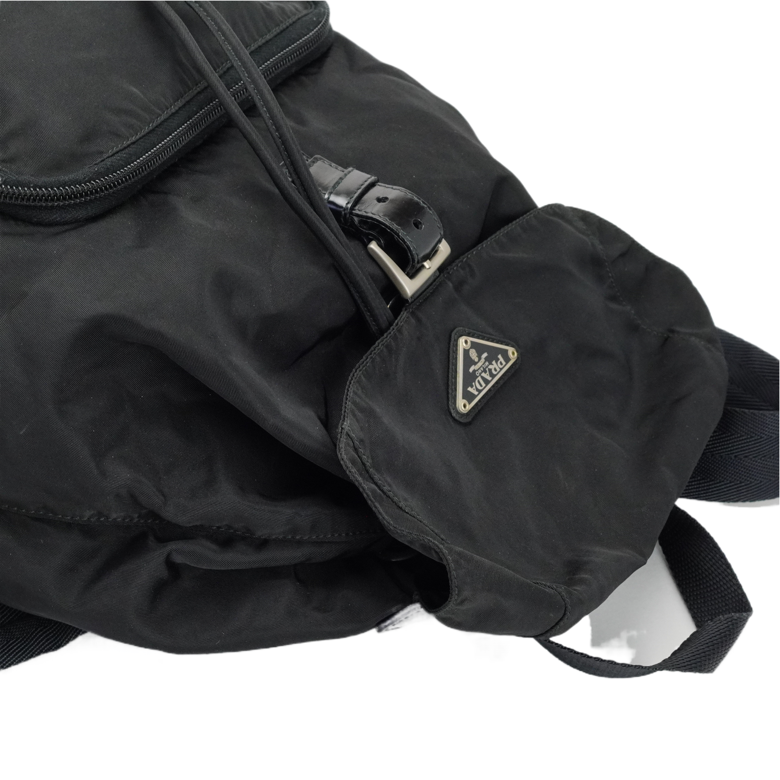 Prada Nylon Black Backpack Rucksack