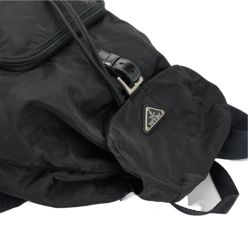 Prada Nylon Black Backpack Rucksack