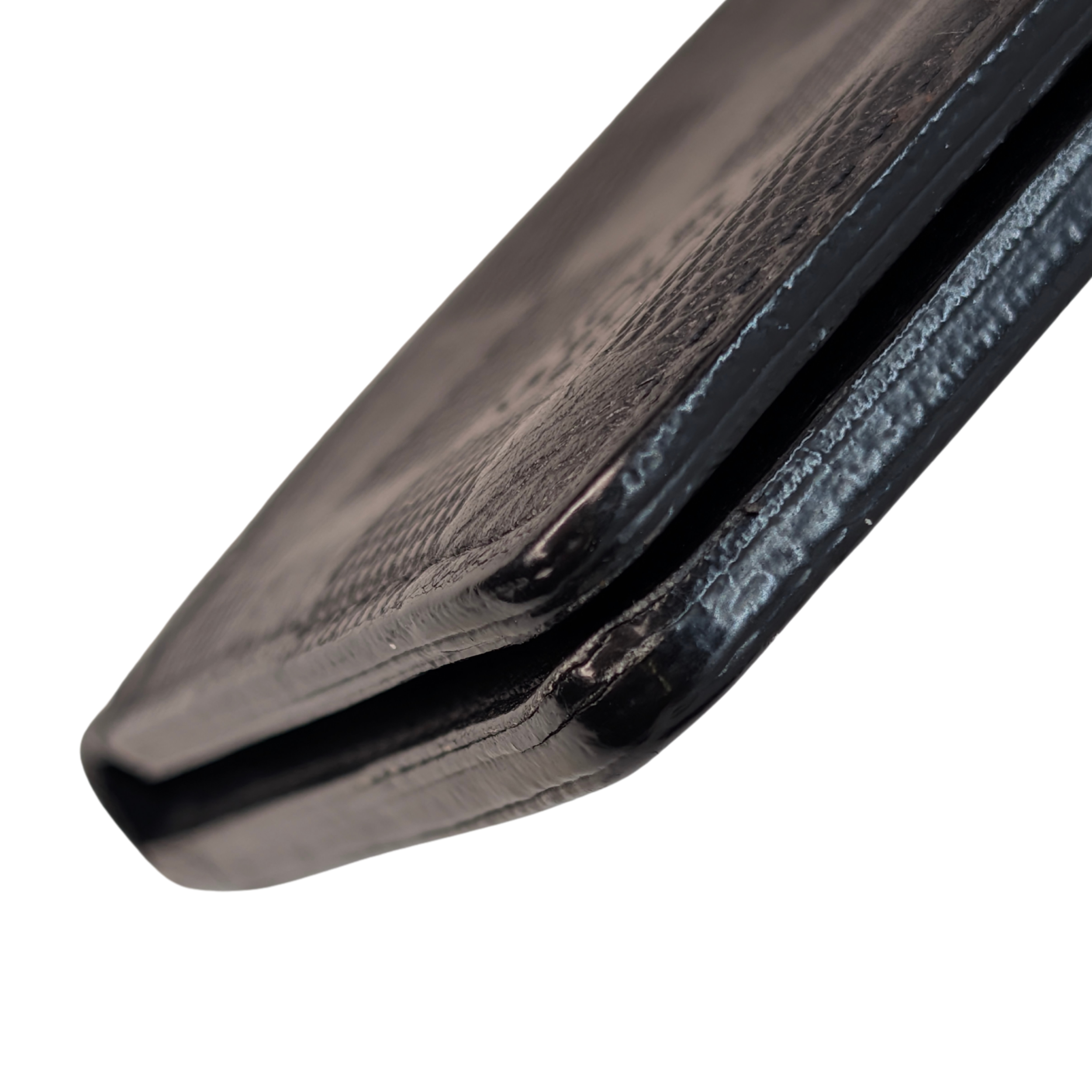 Louis Vuitton Damier Leather Pocket Organiser Wallet Black