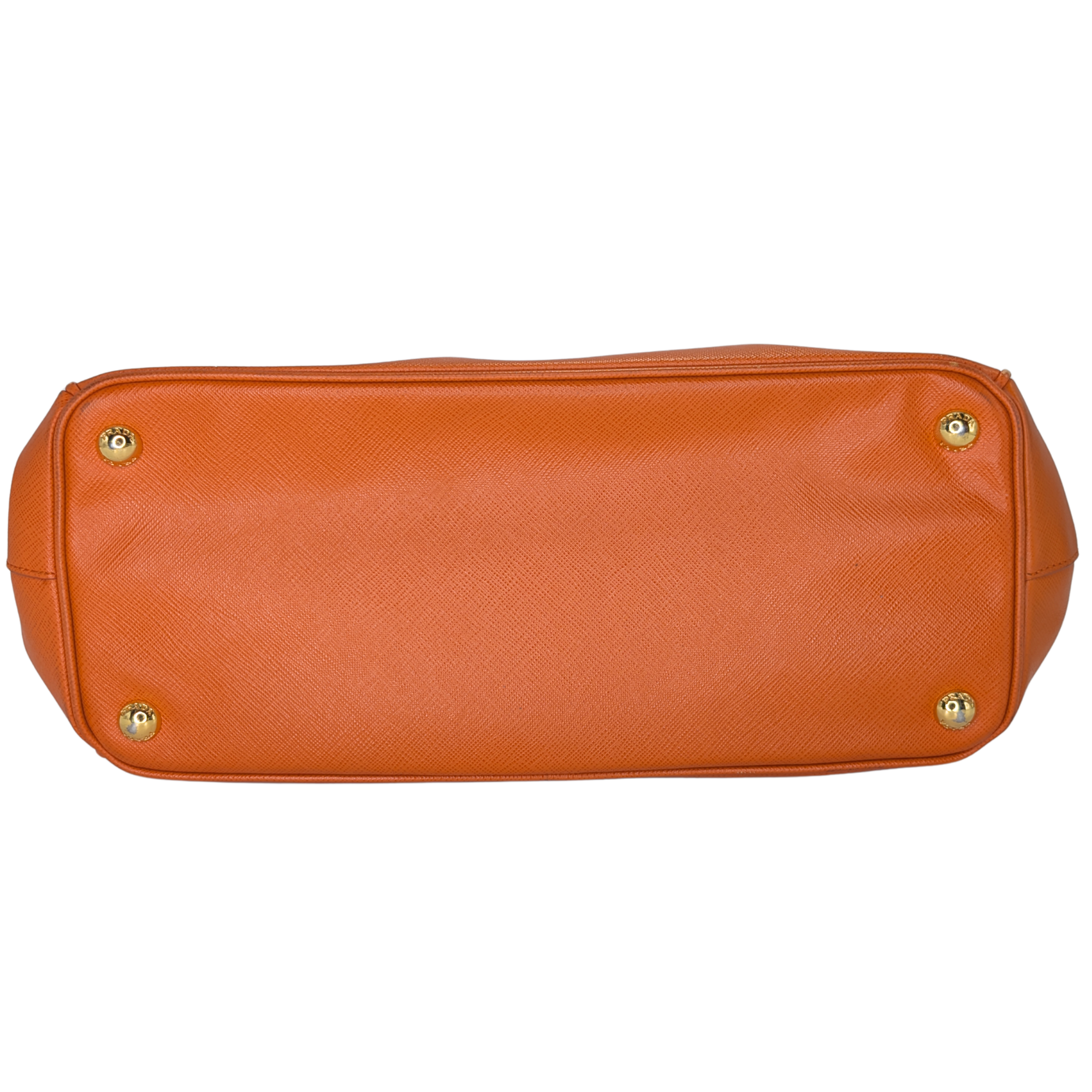 Prada Galleria Handbag Saffiano Leather Orange