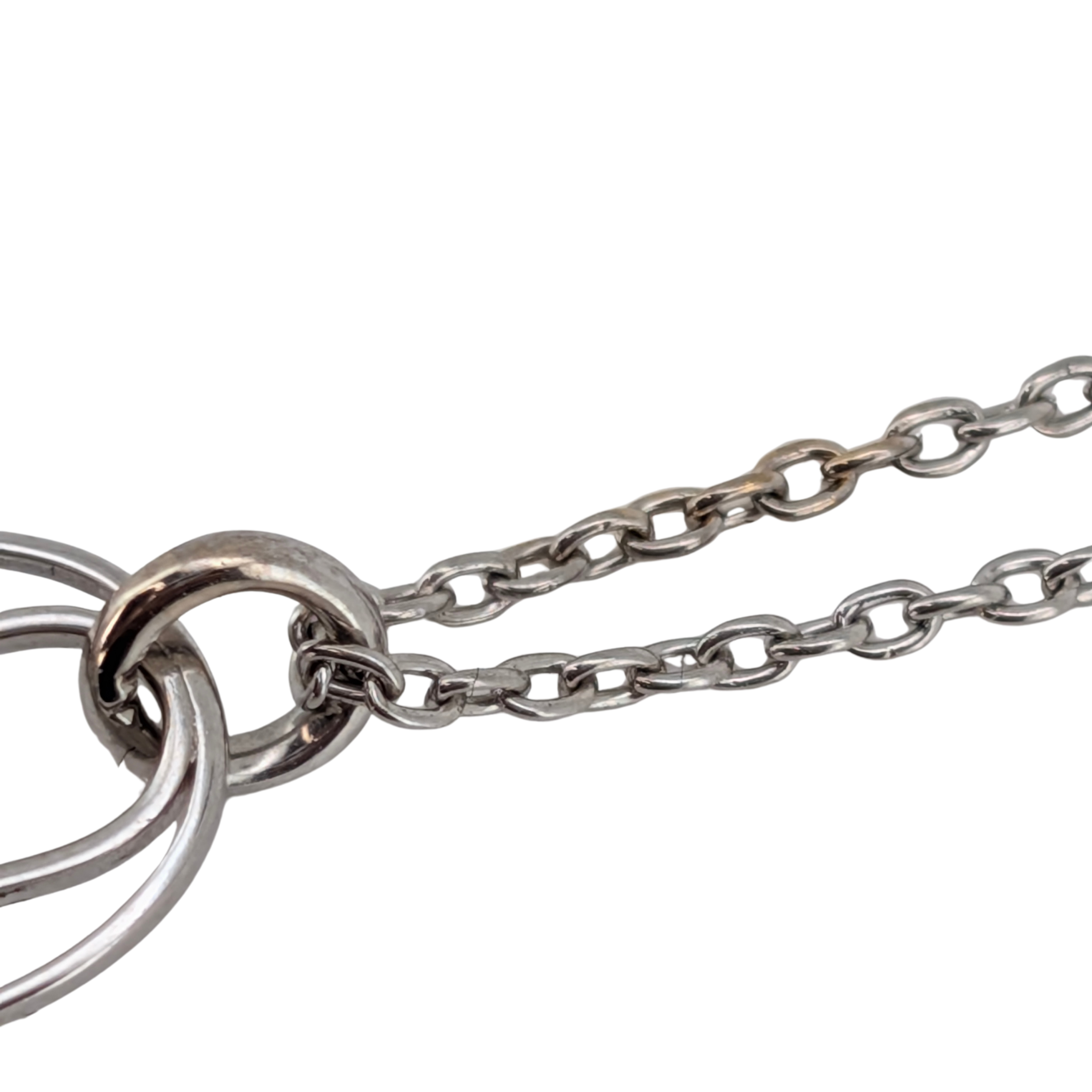 Hermes Constance Amulette Pendant Necklace 18k White Gold With Diamonds