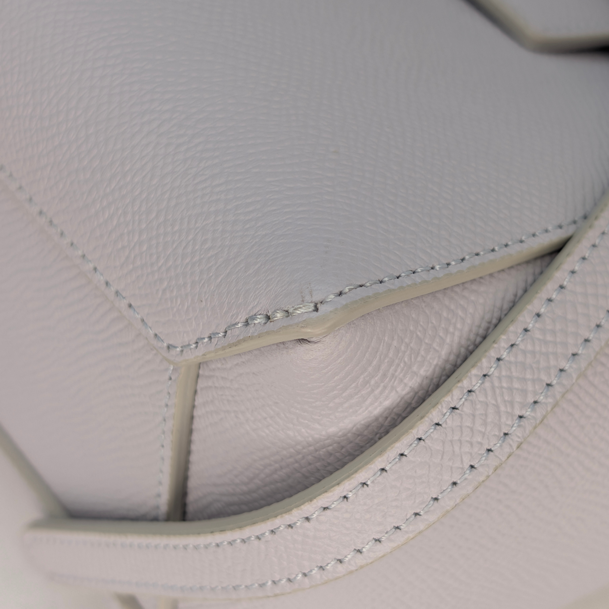 Celine Nano Grained Calfskin Belt Bag Pearl Blue