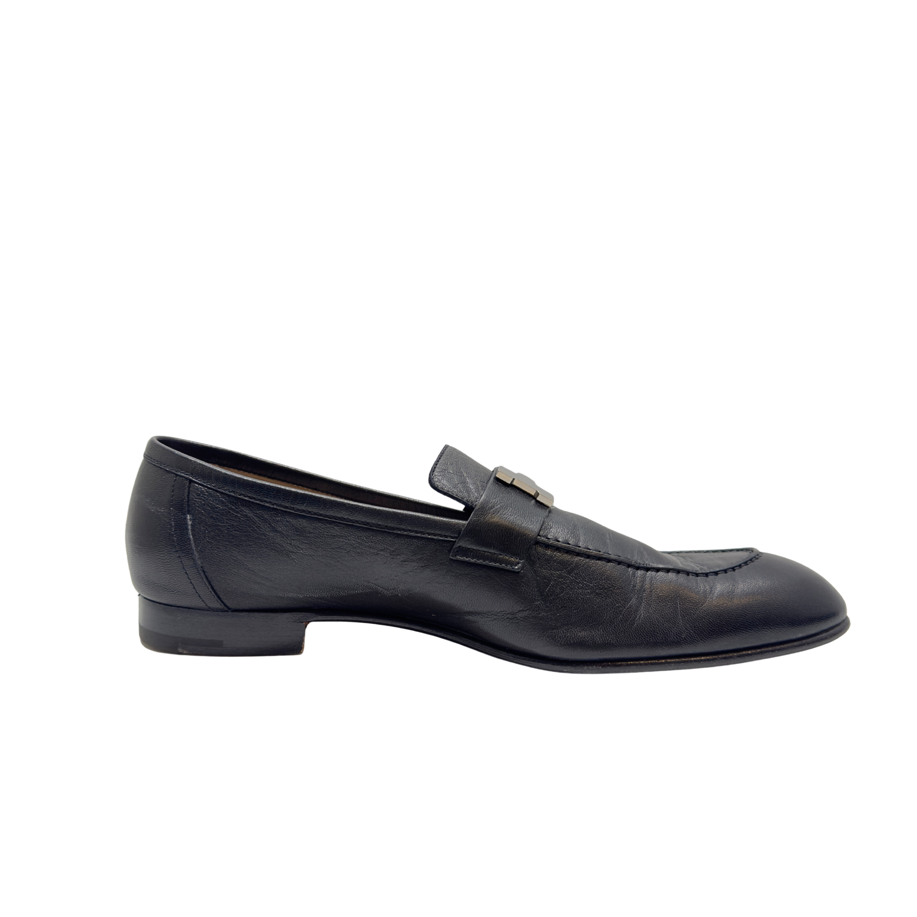 Hermès Paris Loafer Mens Black 46