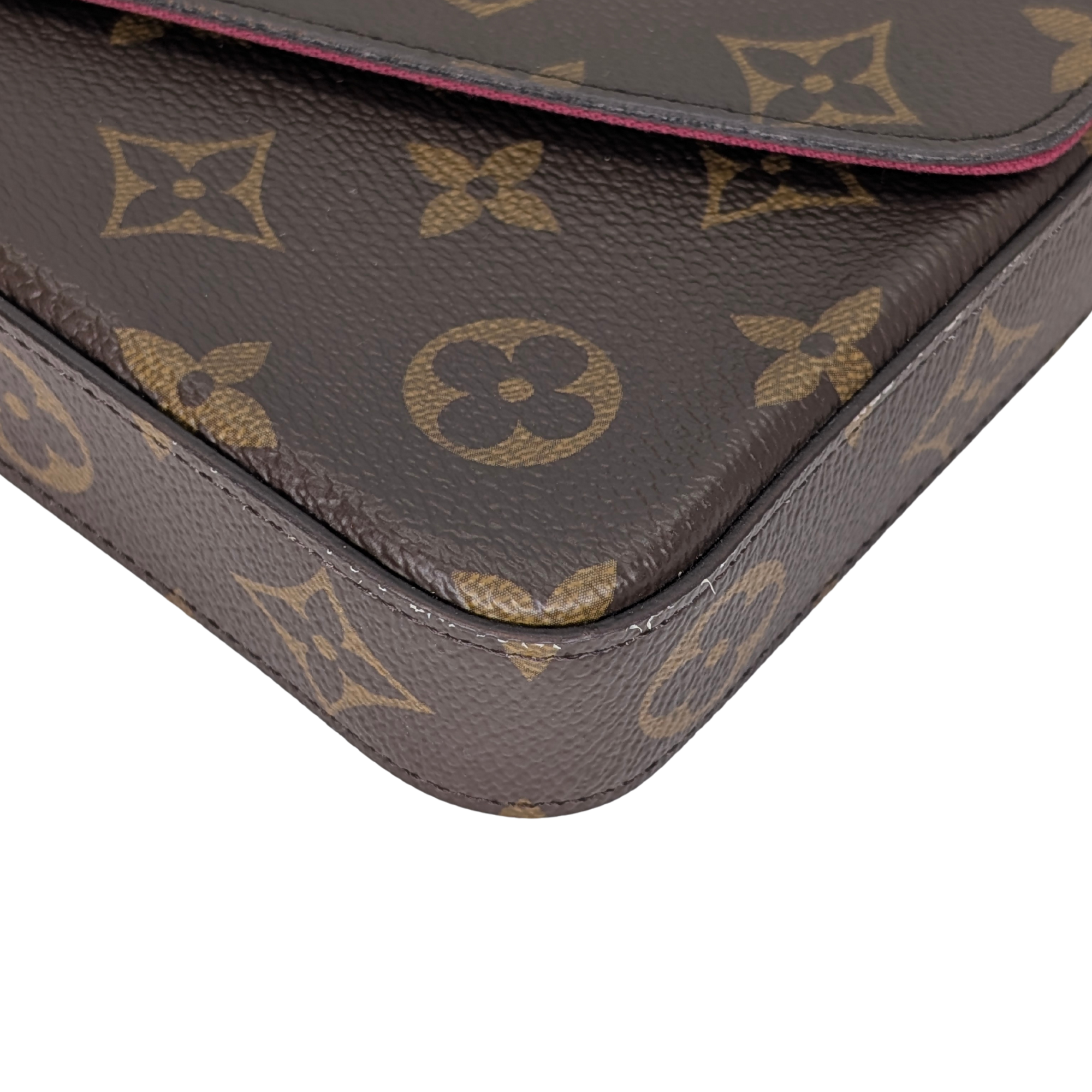 Louis Vuitton Pochette Félicie Monogram Bag Brown