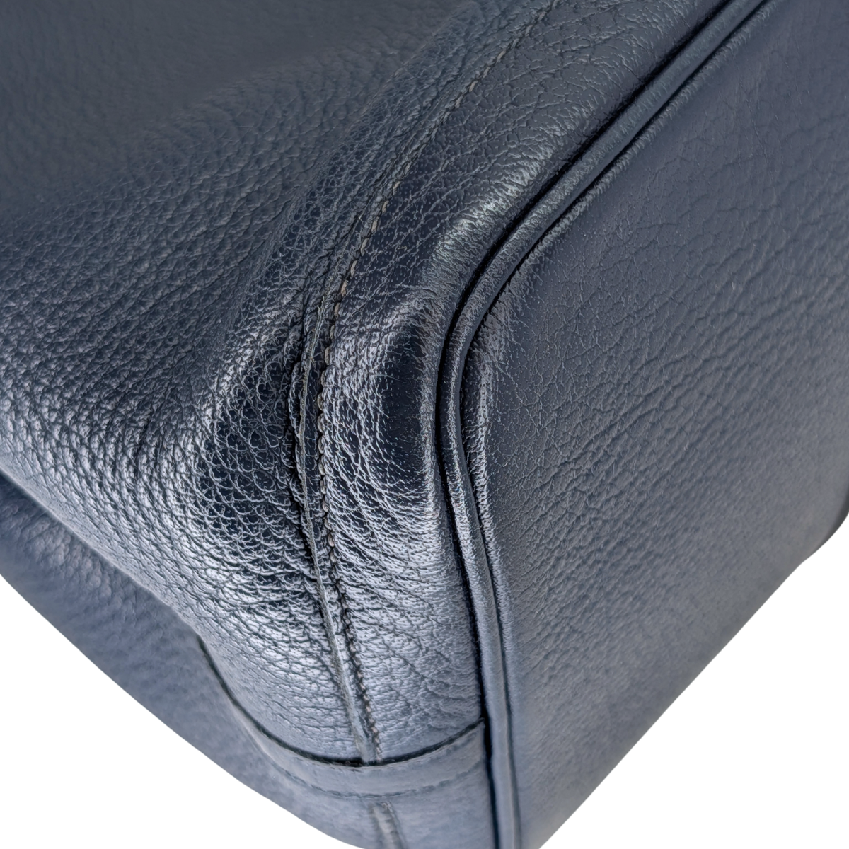 Hermes Garden Party 36 Negonda Square L Stamp Dark Navy