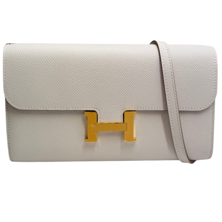 Hermés Constance To Go Shoulder Bag Nata Epsom Gold Hardware
