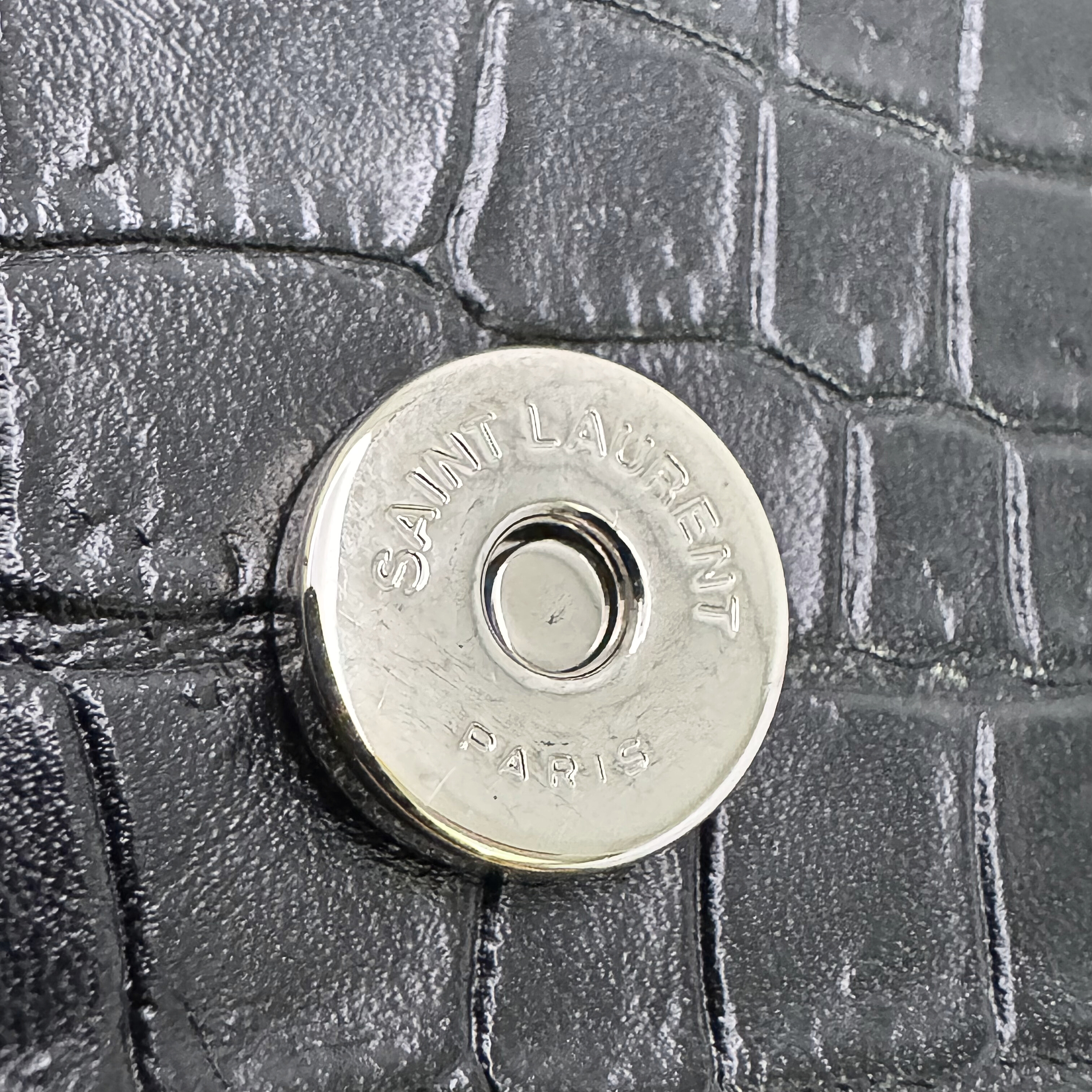 Saint Laurent Kate Shoulder Bag Leather Black