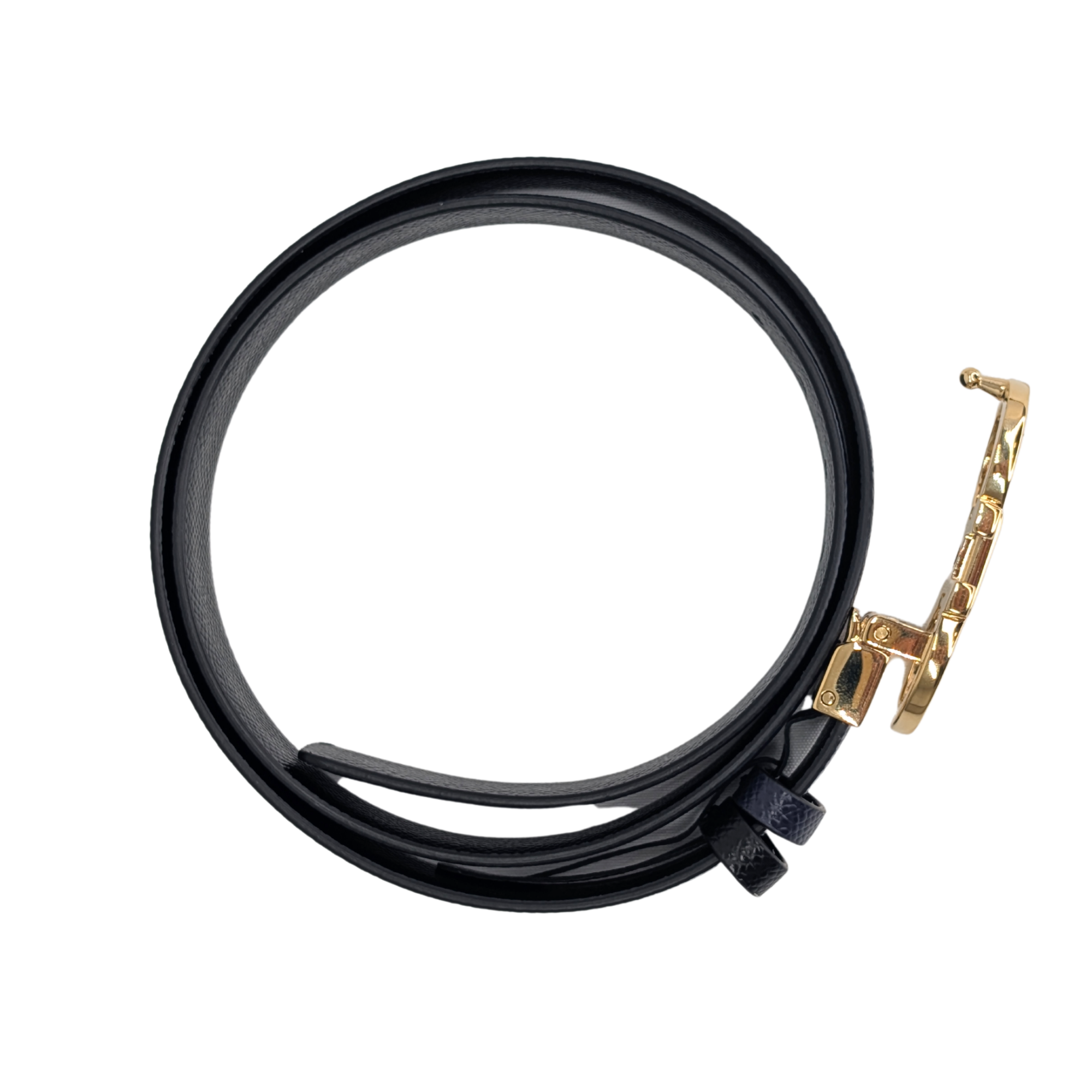 Salvatore Ferragamo Reversable Gancini Belt Black/Navy Blue