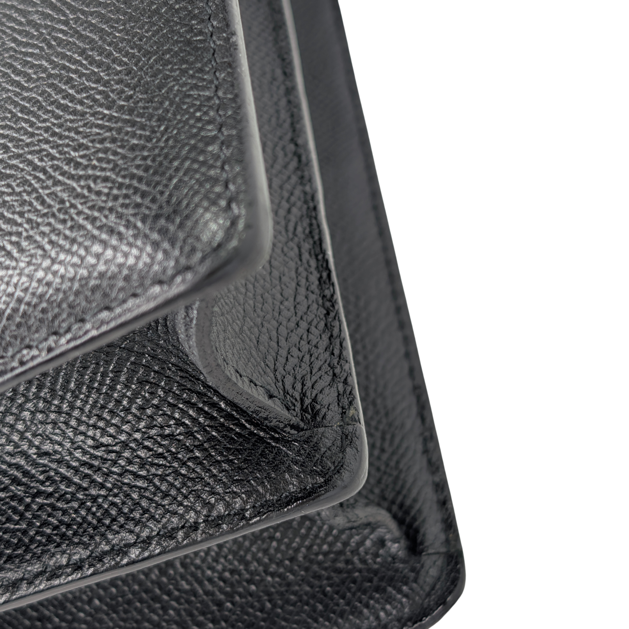 Bvlgari Leather Shoulder Bag Black