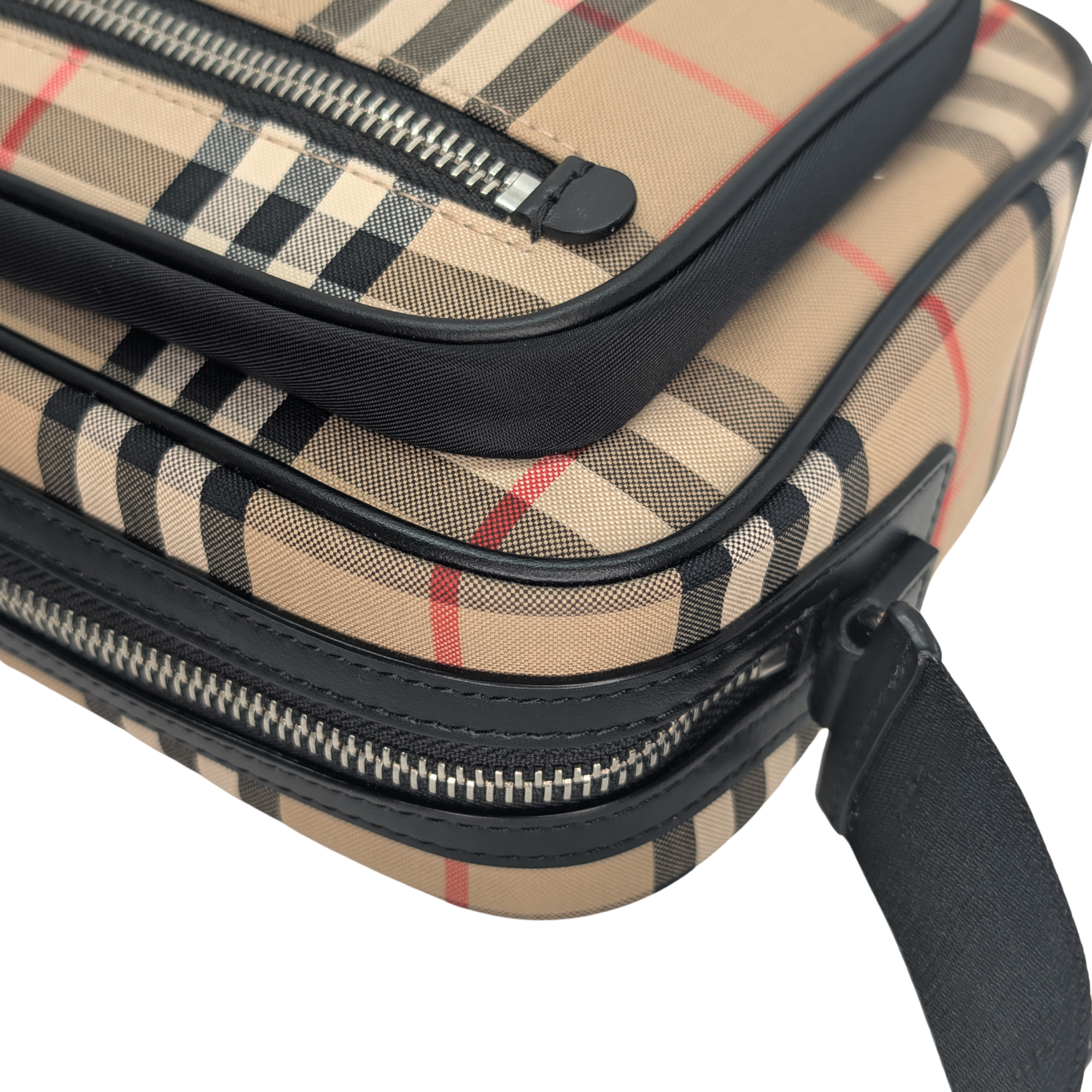 Burberry Vintage Check Crossbody Bag Beige