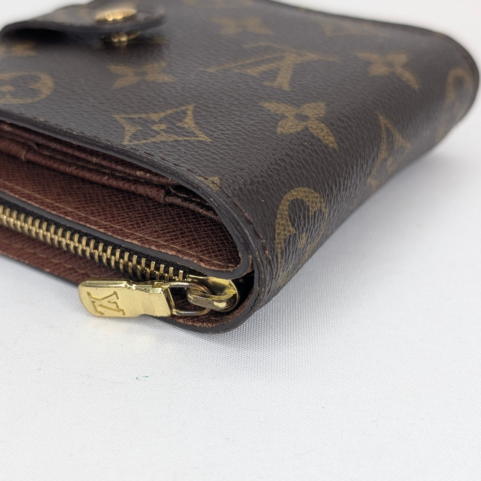 Louis Vuitton Compact Zip Bi-Fold Wallet Brown