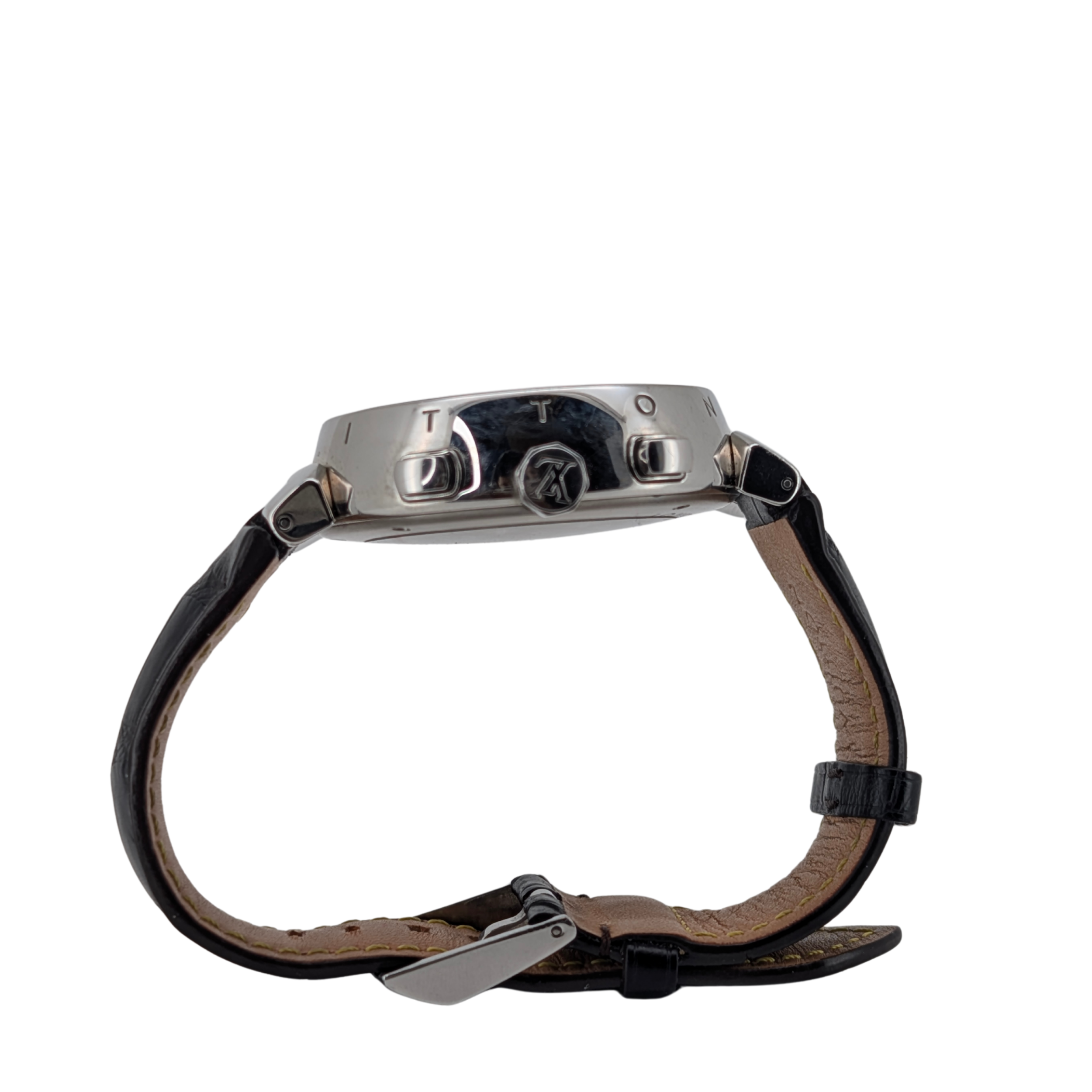 Louis Vuitton Tambour Chronograph Q1121 41mm Automatic Steel Watch