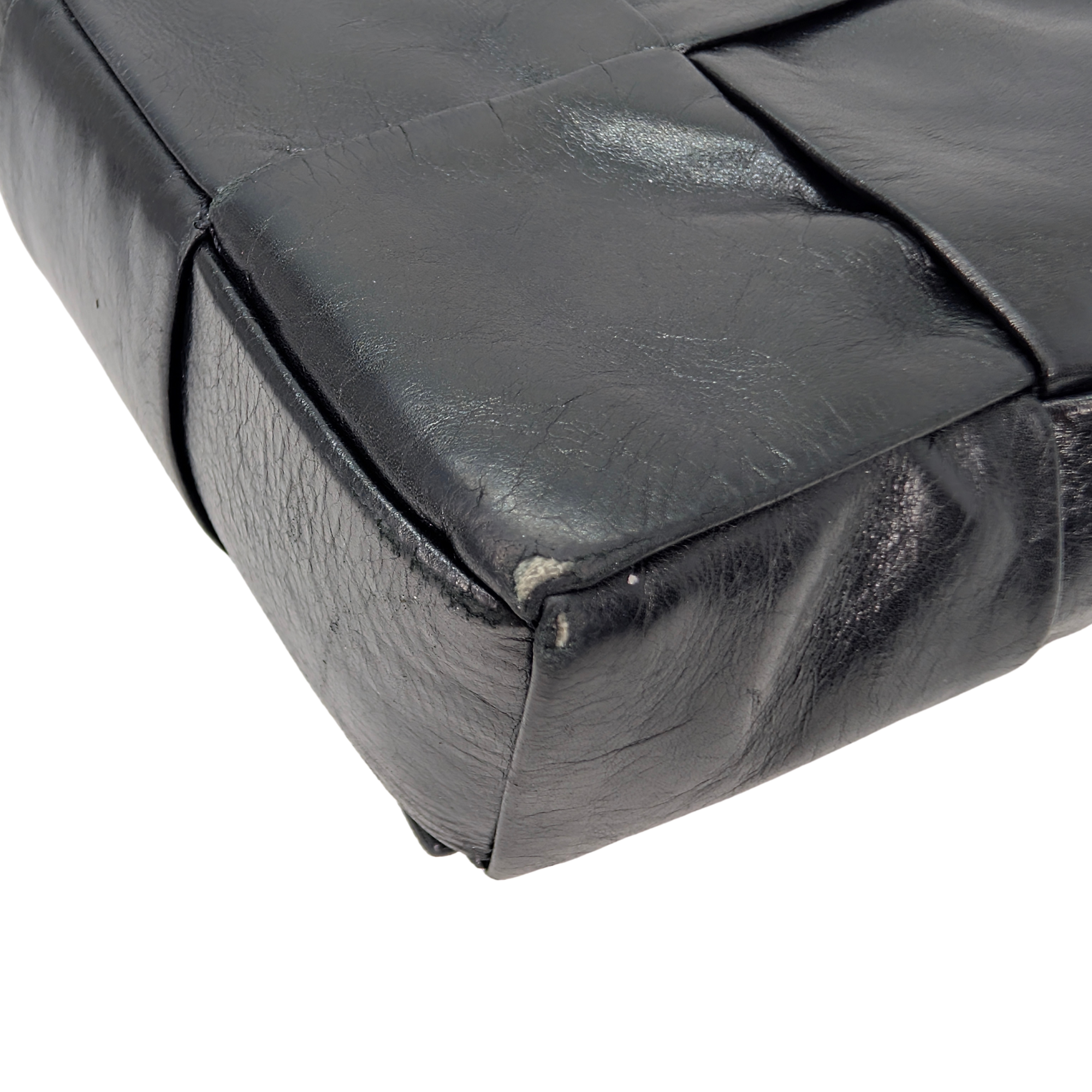 Bottega Veneta Intrecciato Cassette Bag Black