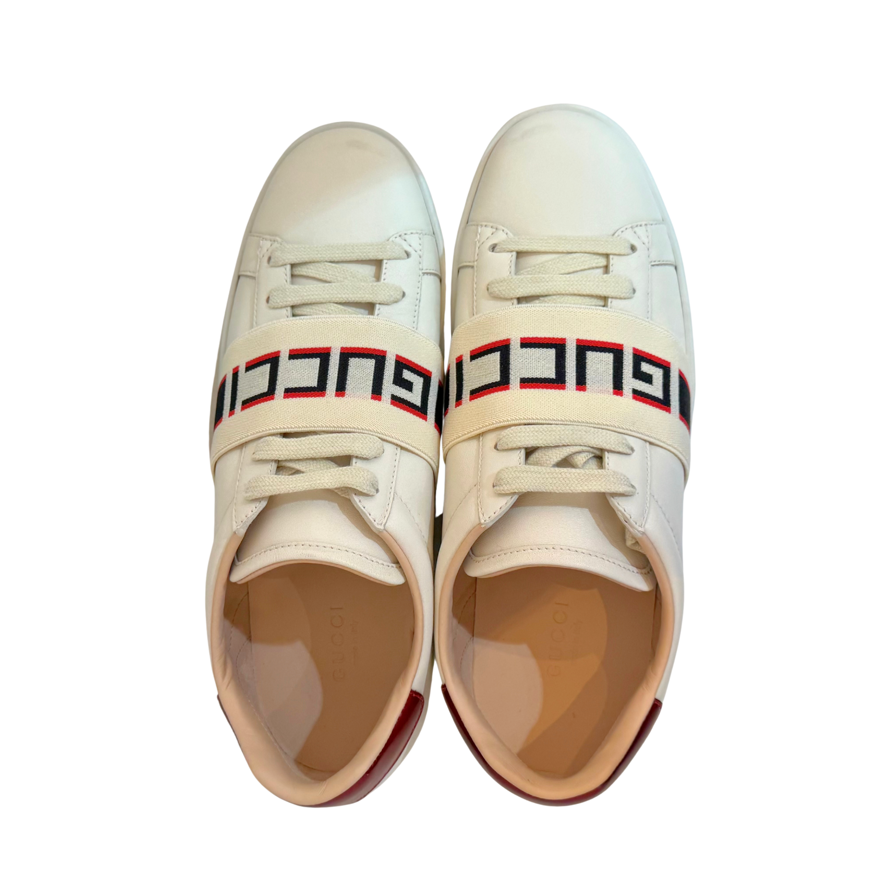 Gucci Ace Sneakers Leather White 37.5
