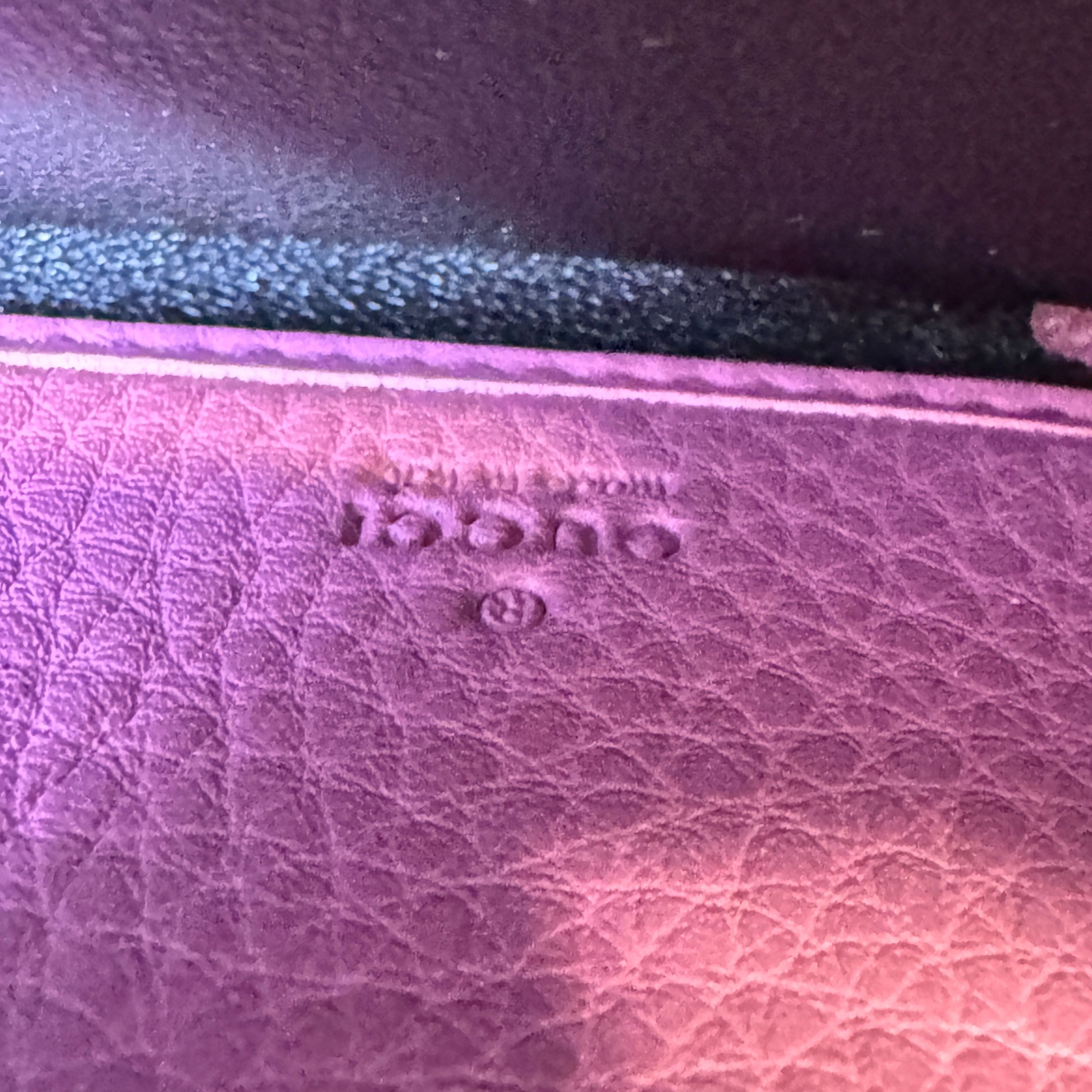 Gucci Pebbled Calfskin Soho Wallet Pink