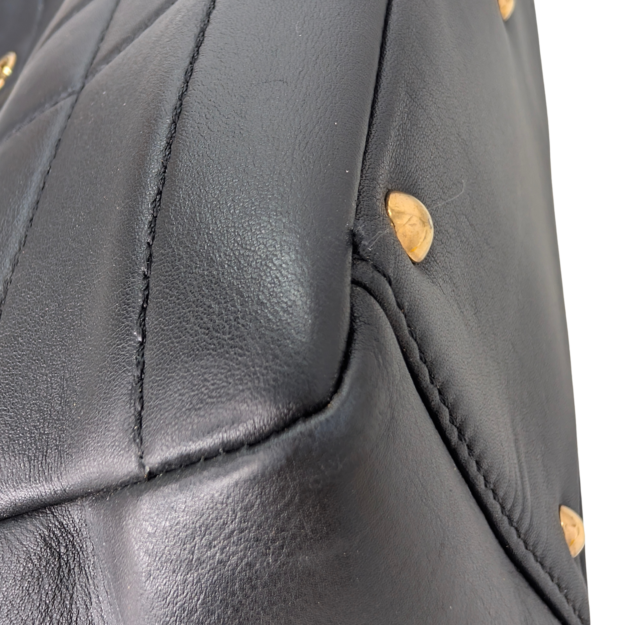 Chanel Chocolate Bar Grand Shopping Tote Black