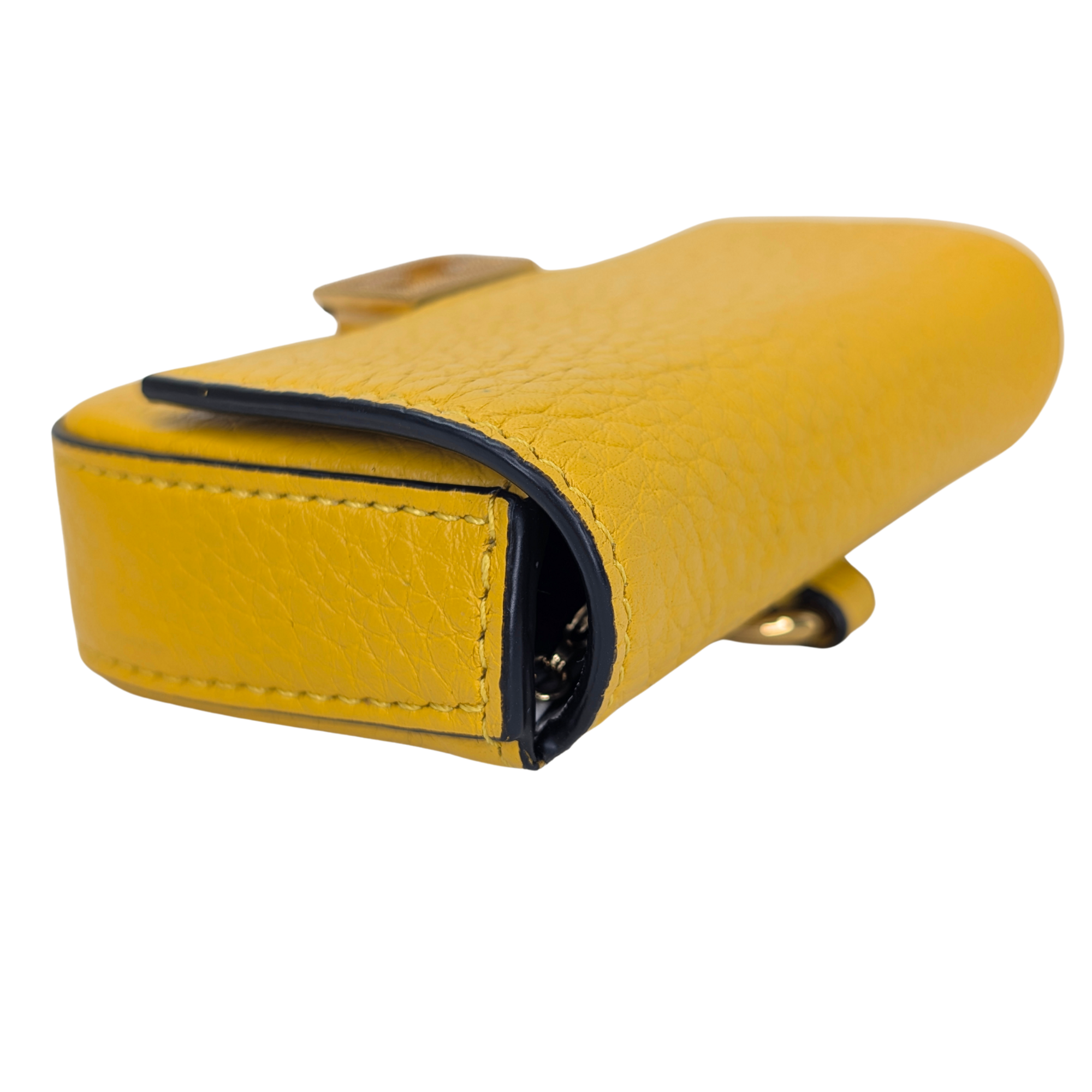 Fendi Nano Baguette Bag Charm Yellow