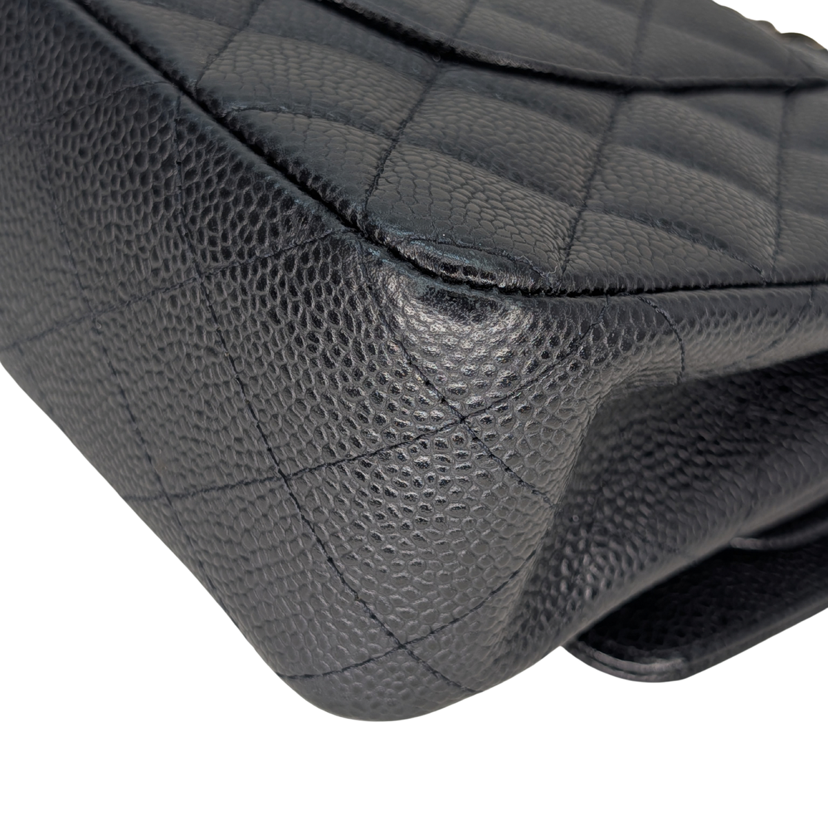 Chanel Medium Classic Double Flap Caviar Leather Black GHW