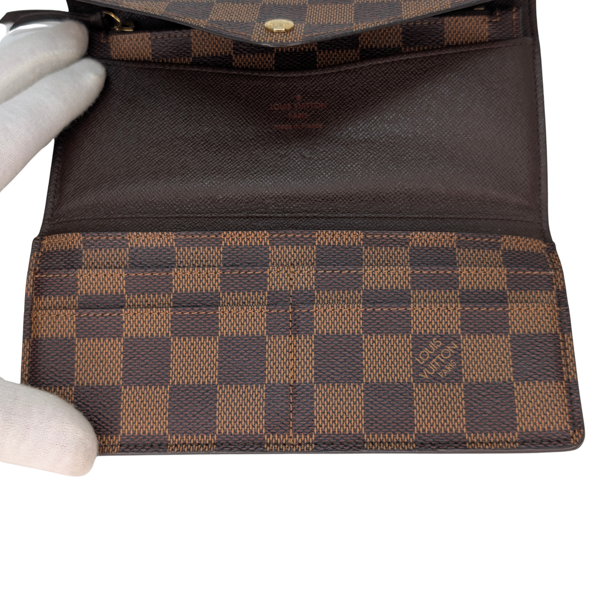 Louis Vuitton Damier Ebene Josephine Wallet