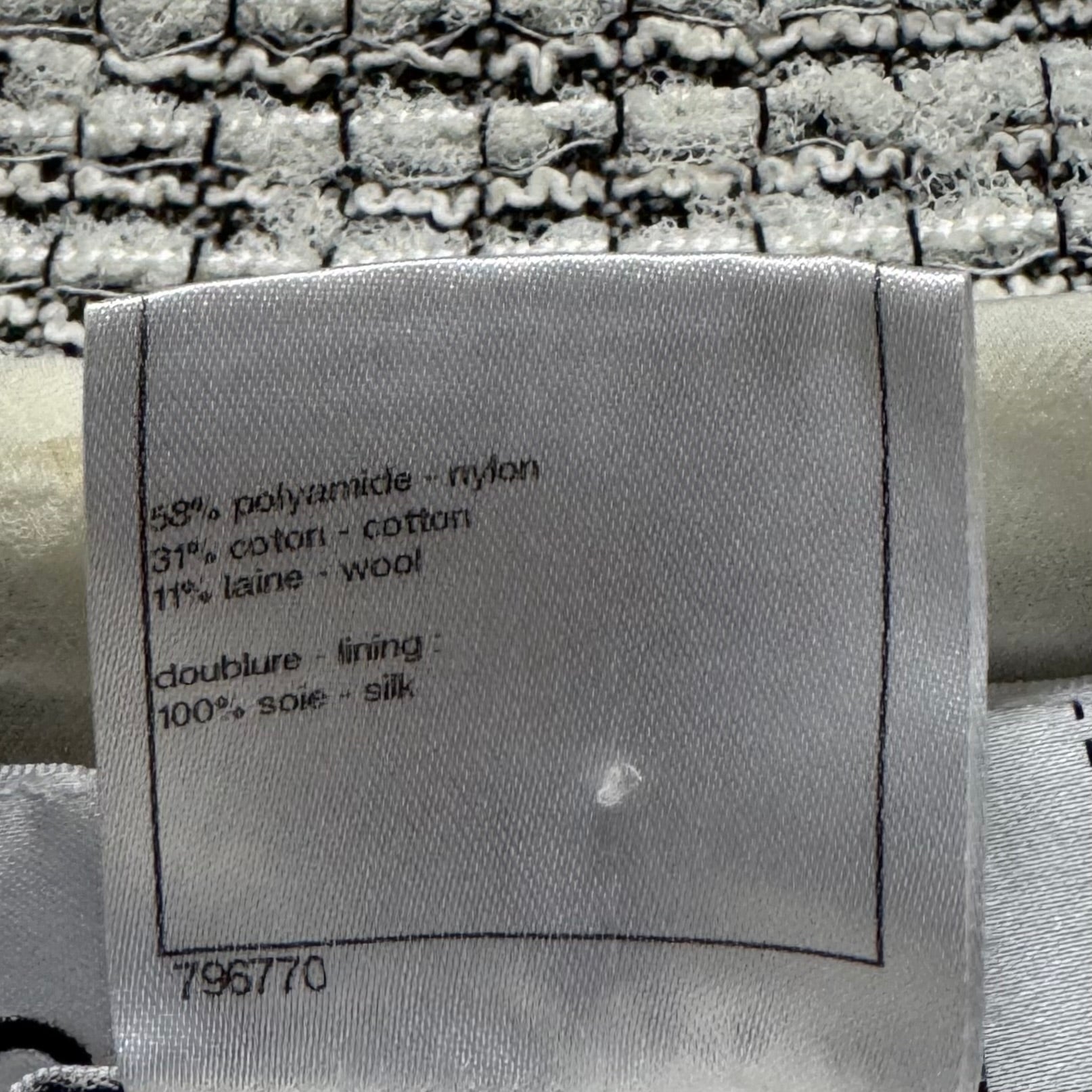 Chanel La Petite Veste Noire tweed jacket