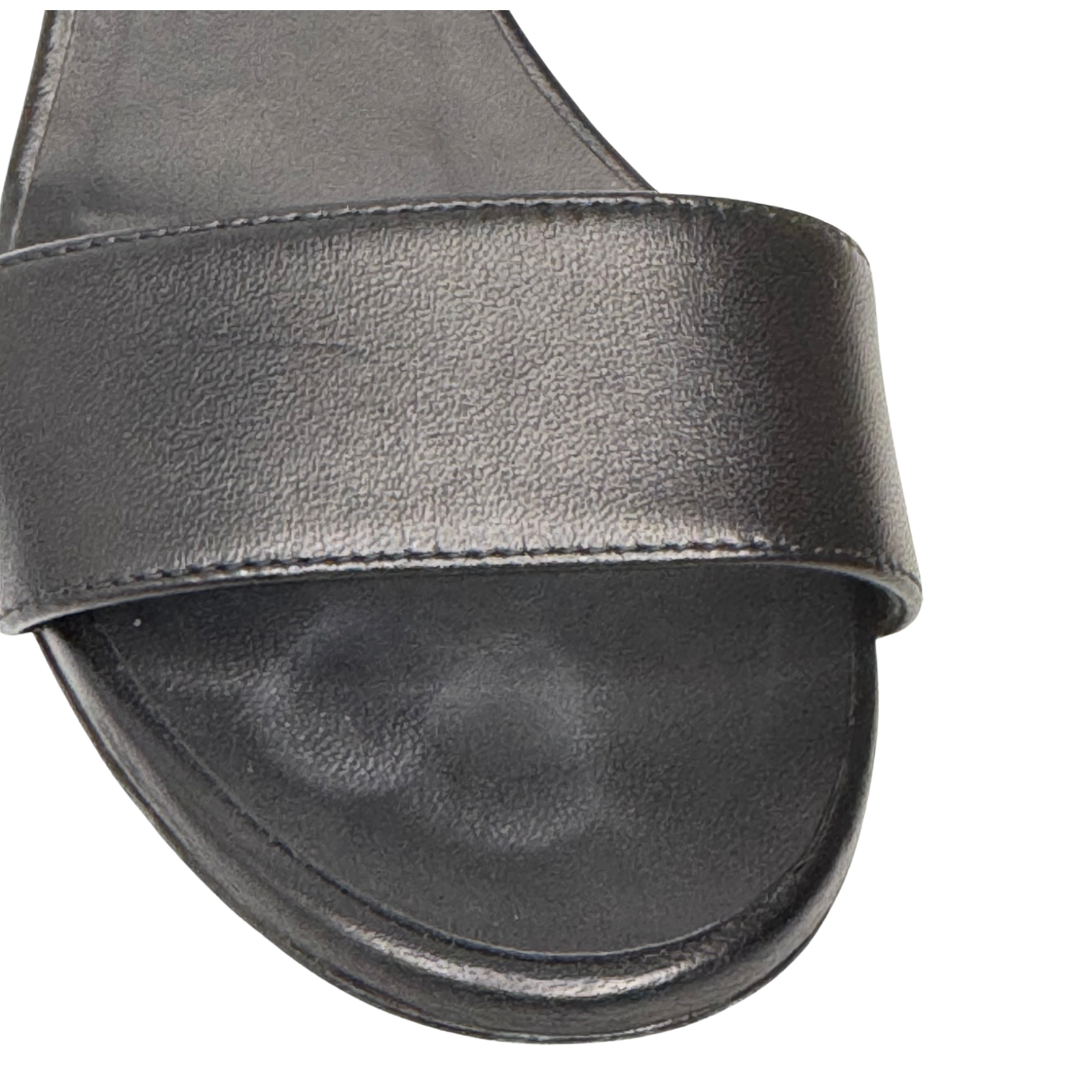 Chanel Black Lambskin Leather Classic Sandals – Size 36C