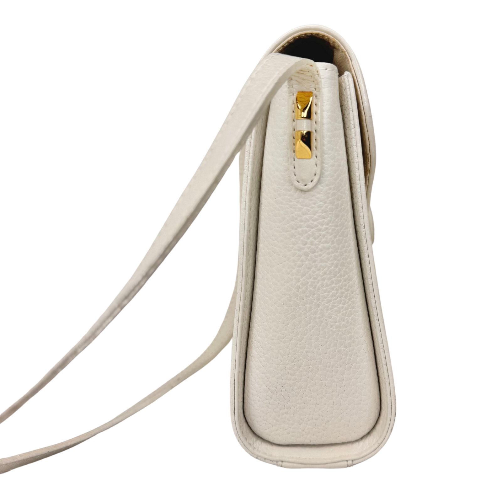 Burberry Leather Crossbody Bag white