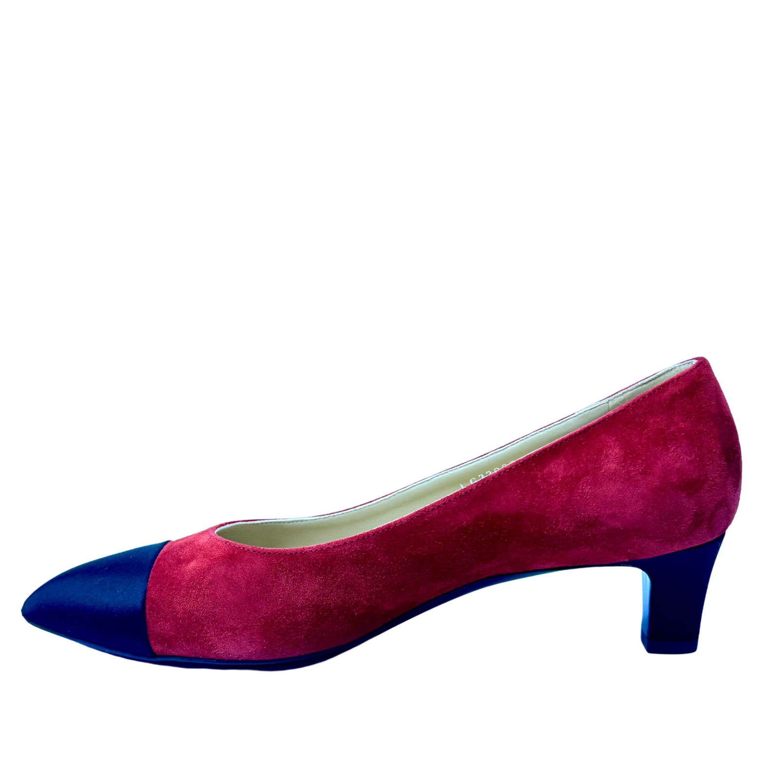 Chanel Suede Satin Cap Toe Gabrielle Ballerina Heels – Size 36.5
